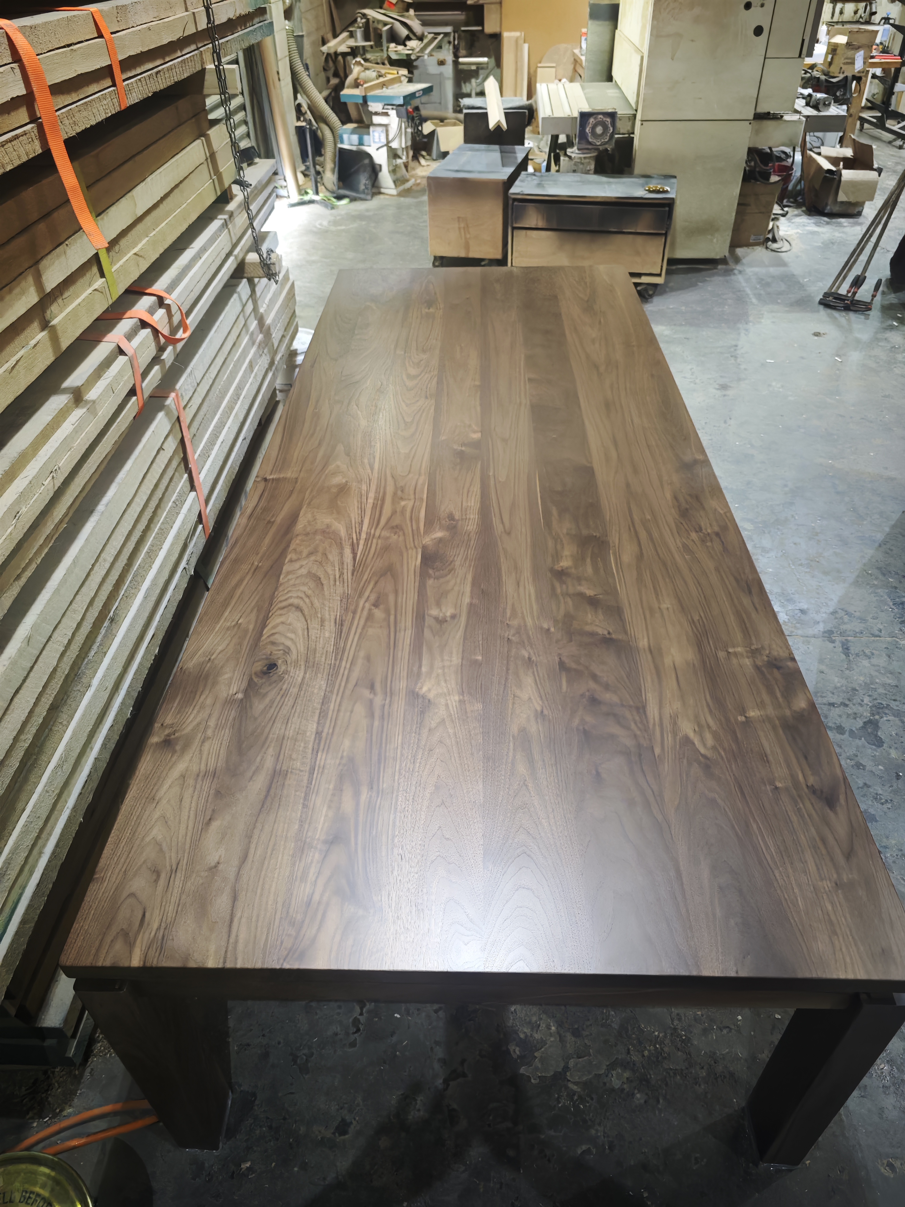 Floating dining table American black walnut