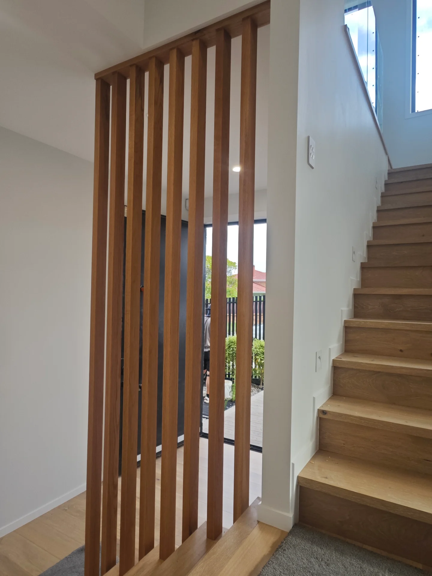Timber Screen white oak — Progress photo