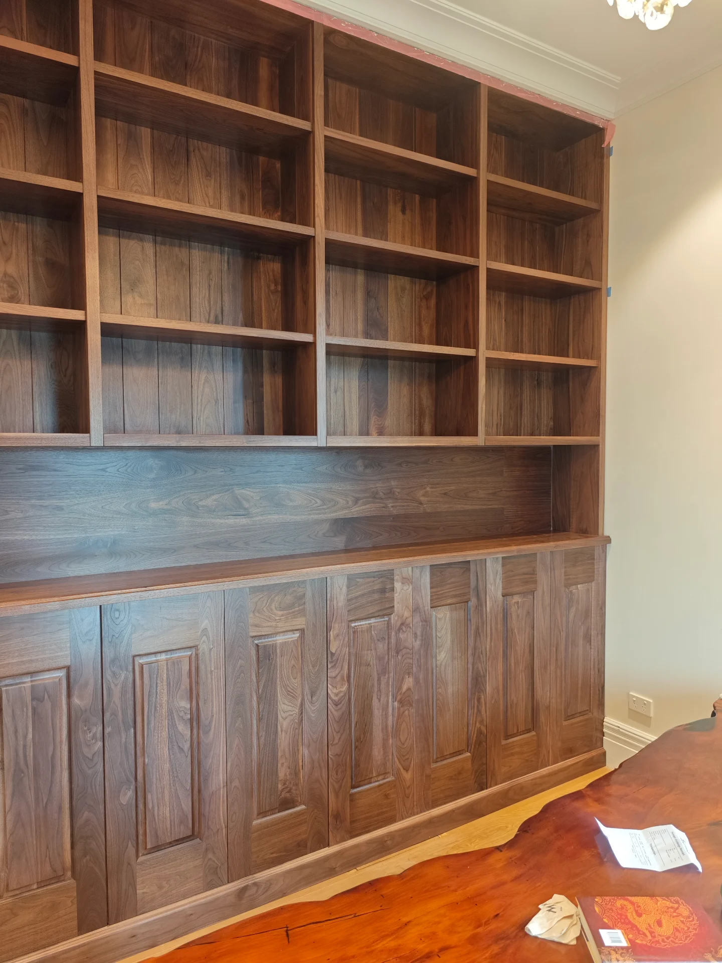 American Black Walnut bookcase
