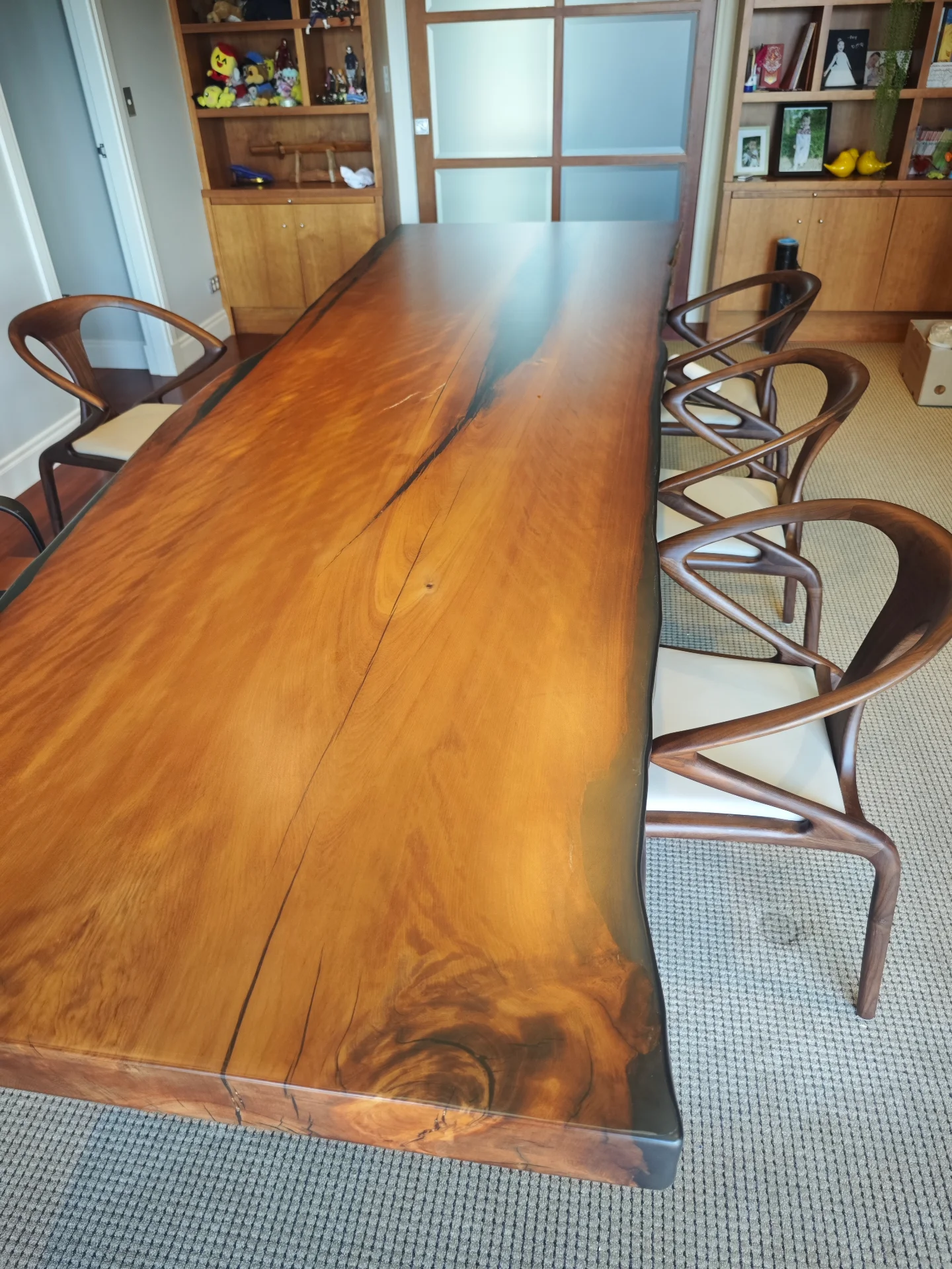 3.6x1.3 Swamp Kauri Dining Table — Progress photo