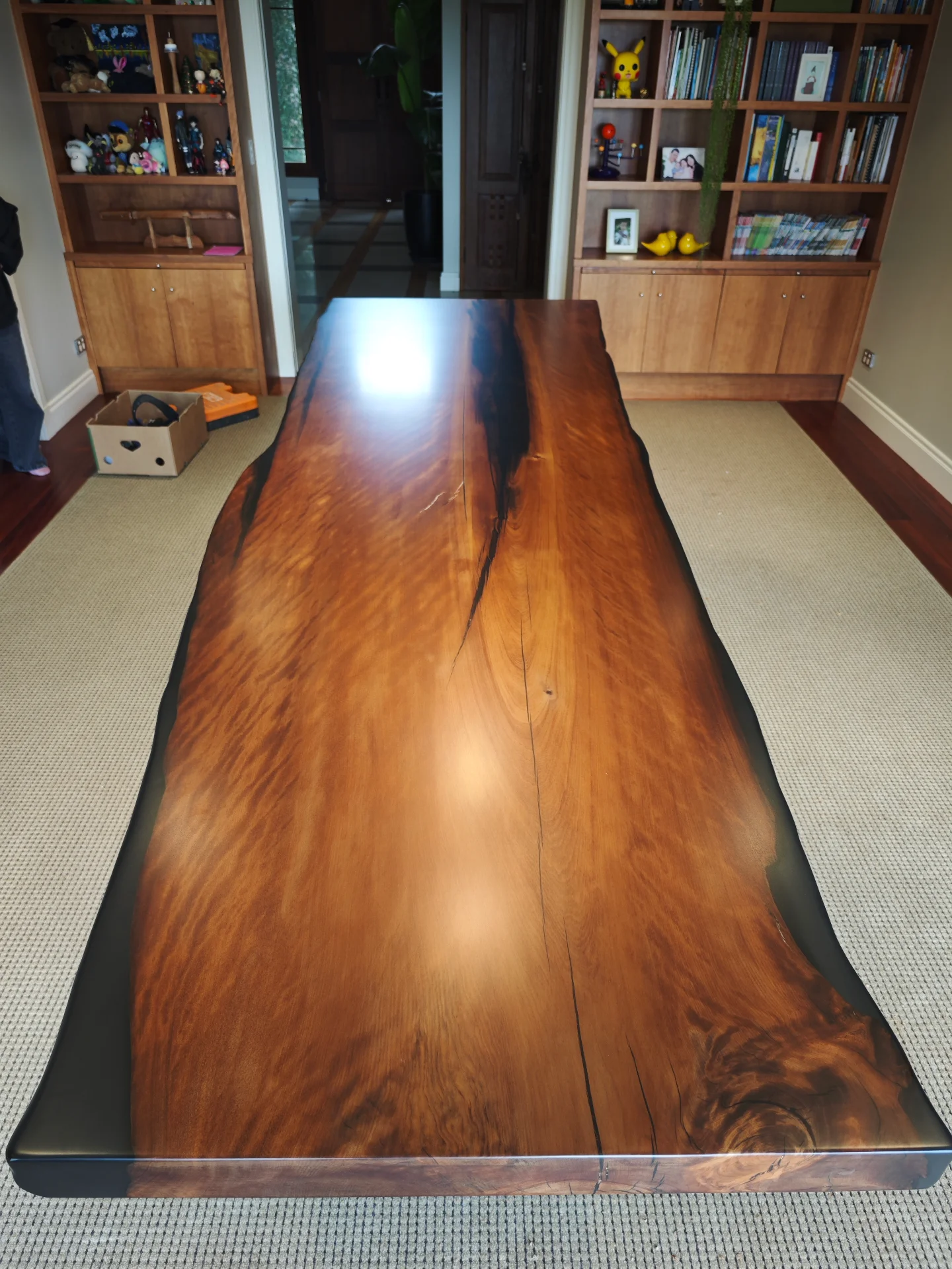 3.6x1.3 Swamp Kauri Dining Table — Progress photo