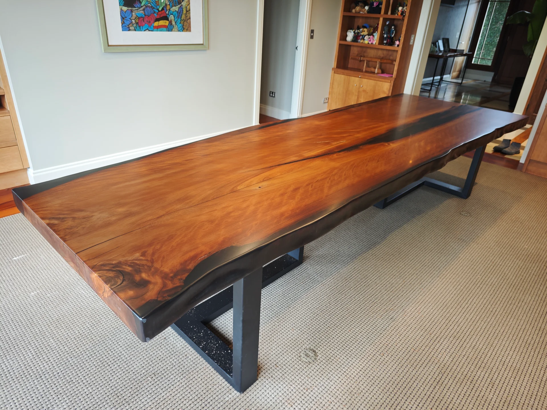 3.6x1.3 Swamp Kauri Dining Table — Progress photo
