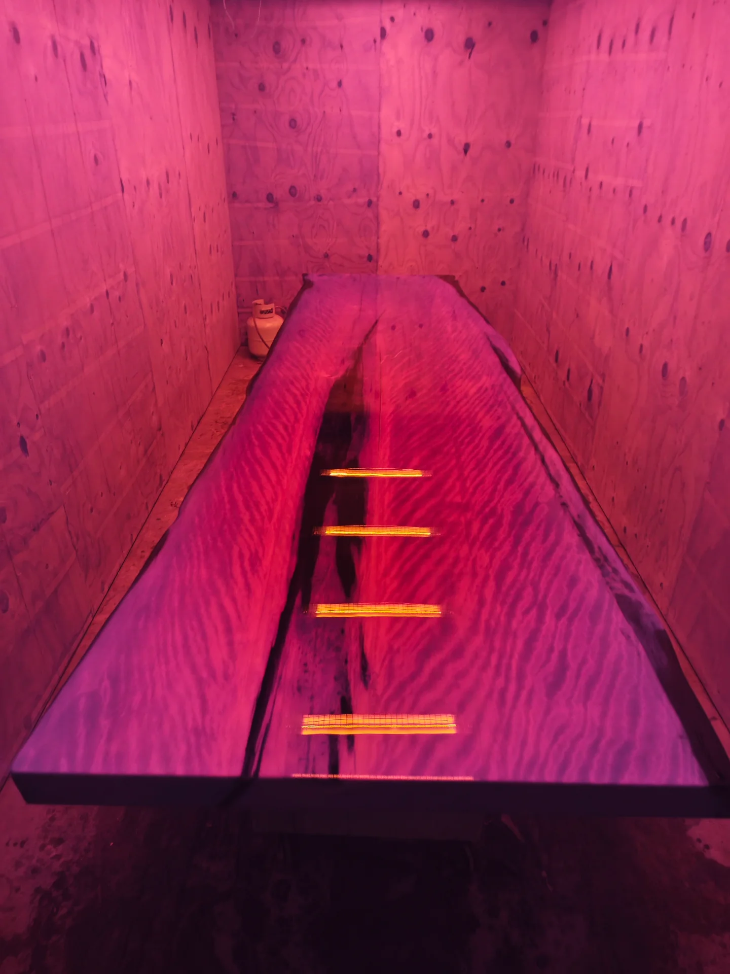 3.6x1.3 Swamp Kauri Dining Table — Progress photo