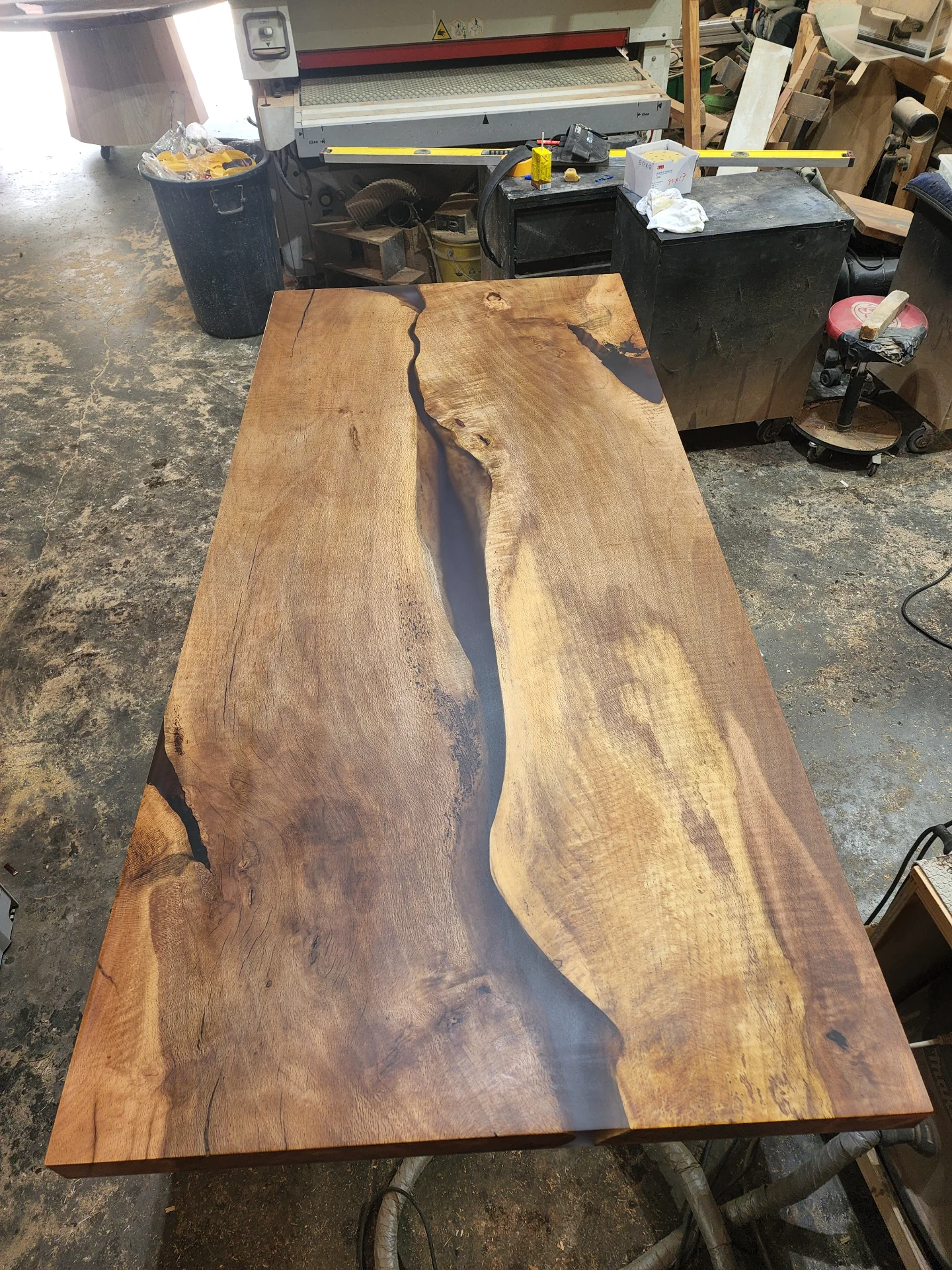 Siberian Elm Counter Top — Progress photo