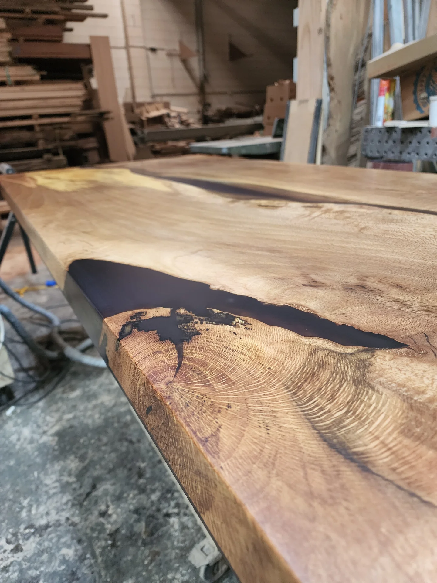 Siberian Elm Counter Top — Progress photo
