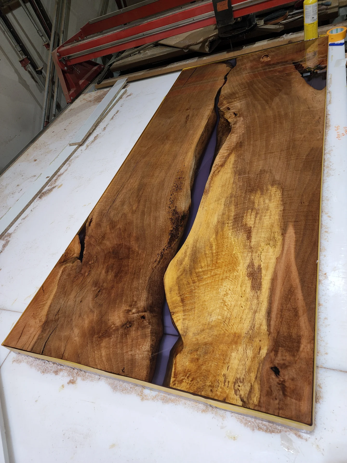 Siberian Elm Counter Top — Progress photo