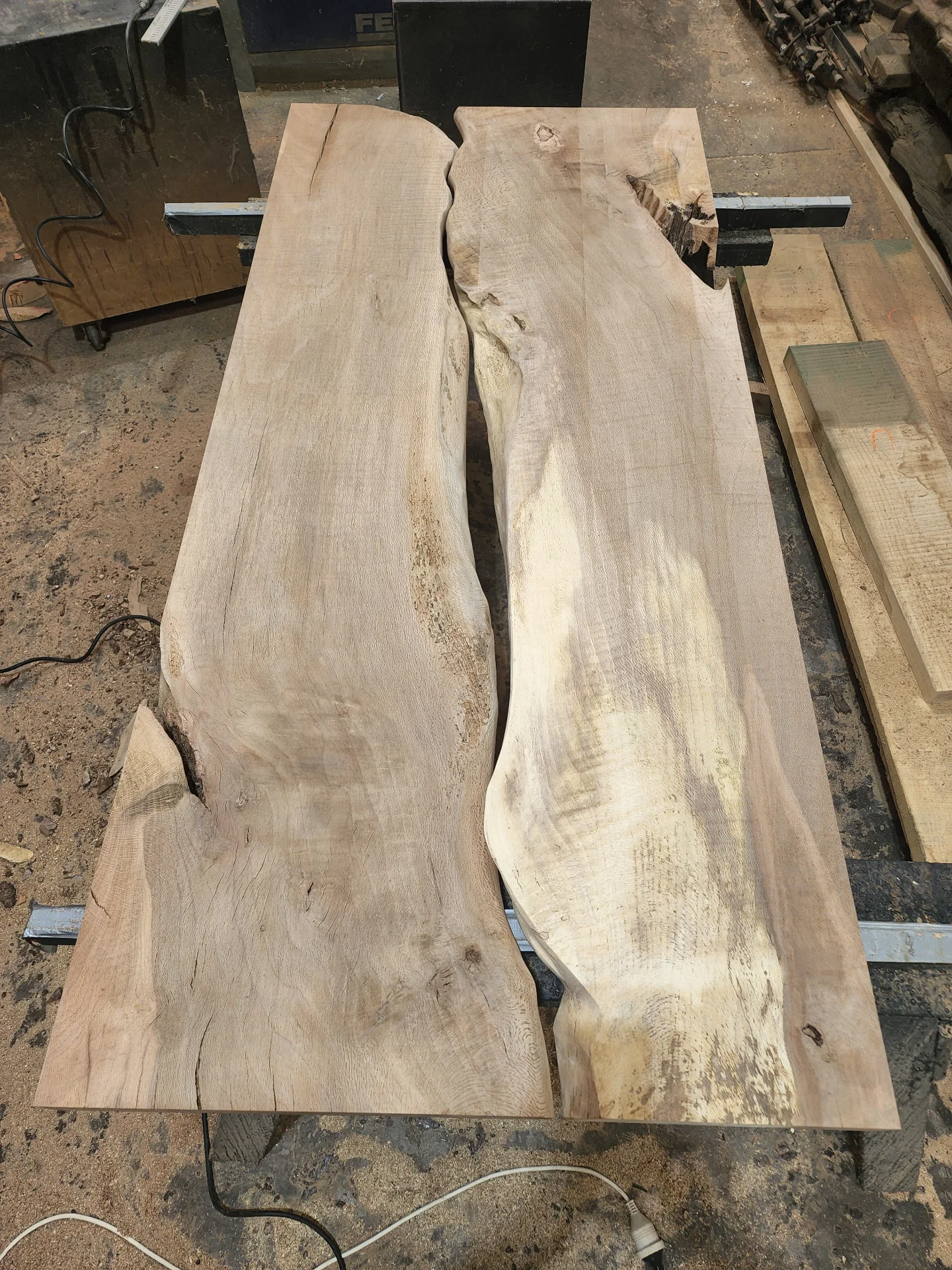 Siberian Elm Counter Top — Progress photo