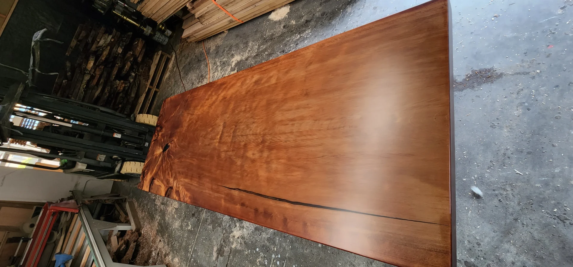 Swamp Kauri Dining table 3.6*1.2 Dunedin — Progress photo