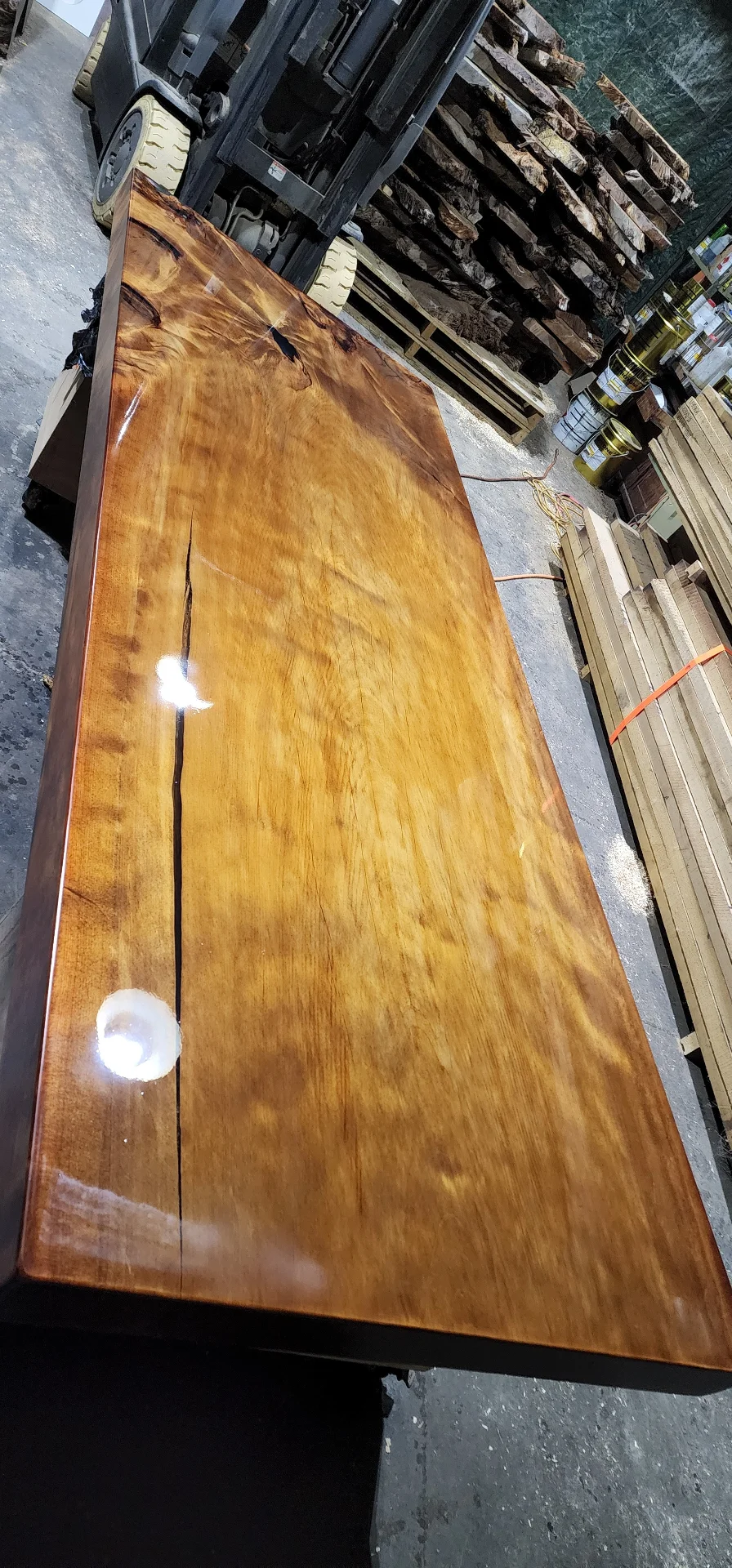 Swamp Kauri Dining table 3.6*1.2 Dunedin — Progress photo