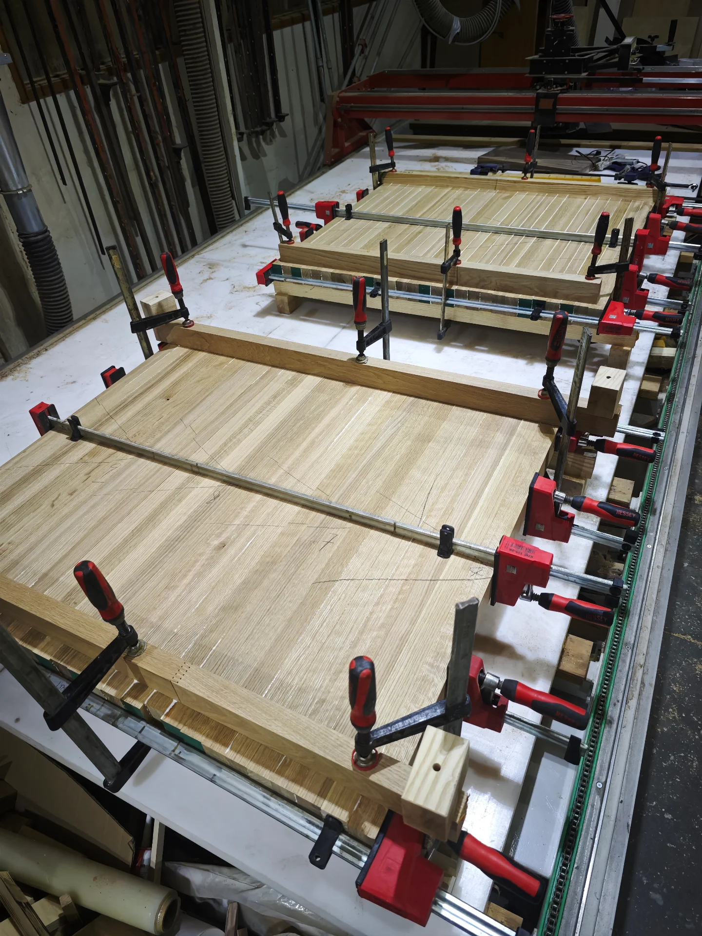 Solid Oak Counter 100mm Thick — Progress photo