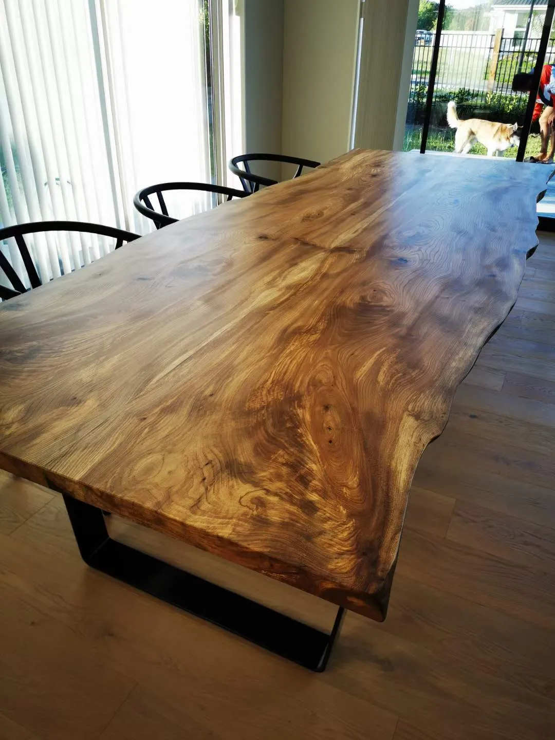 Elm Slab Dinning Table — Progress photo
