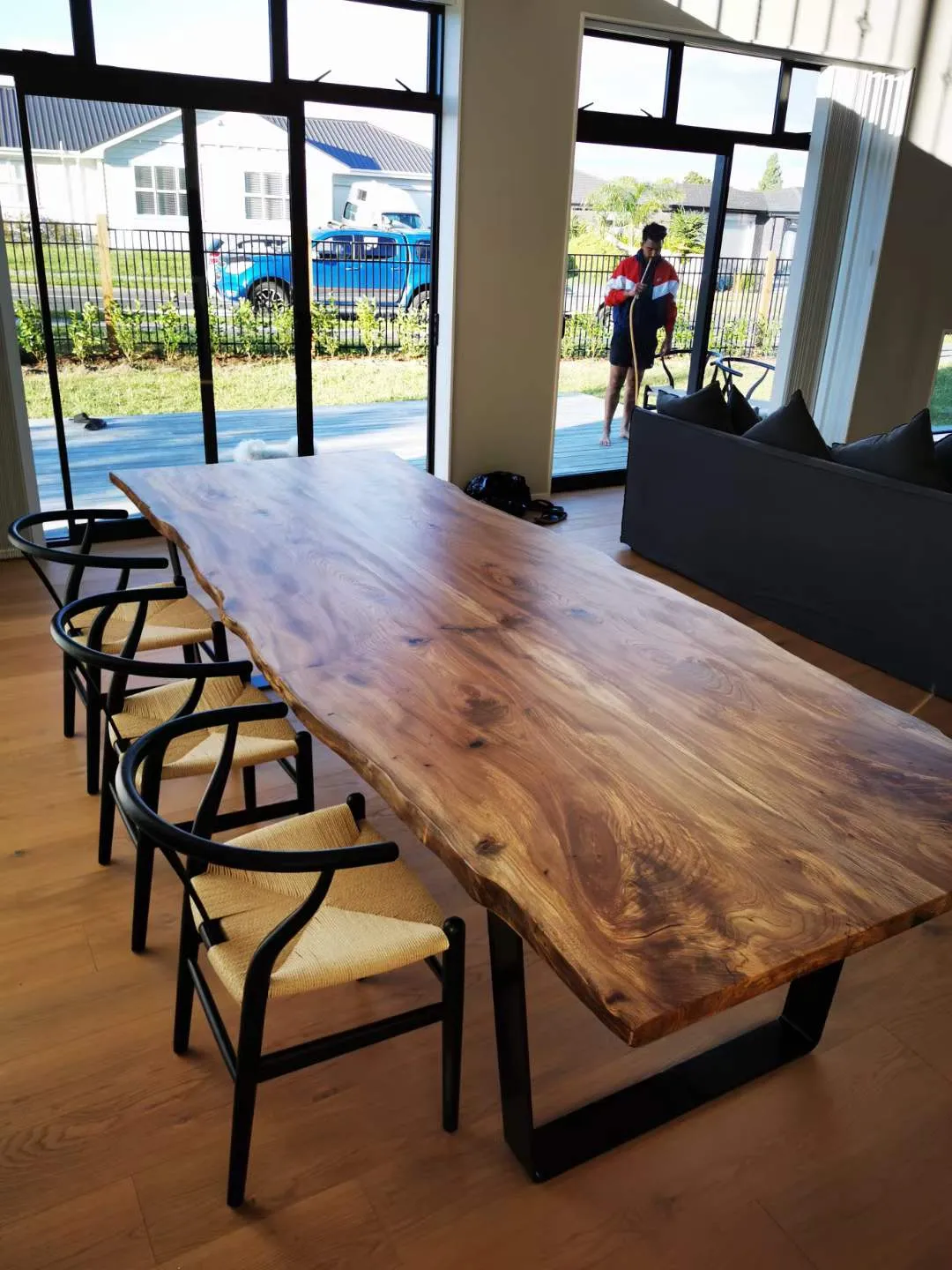 Elm Slab Dinning Table — Progress photo