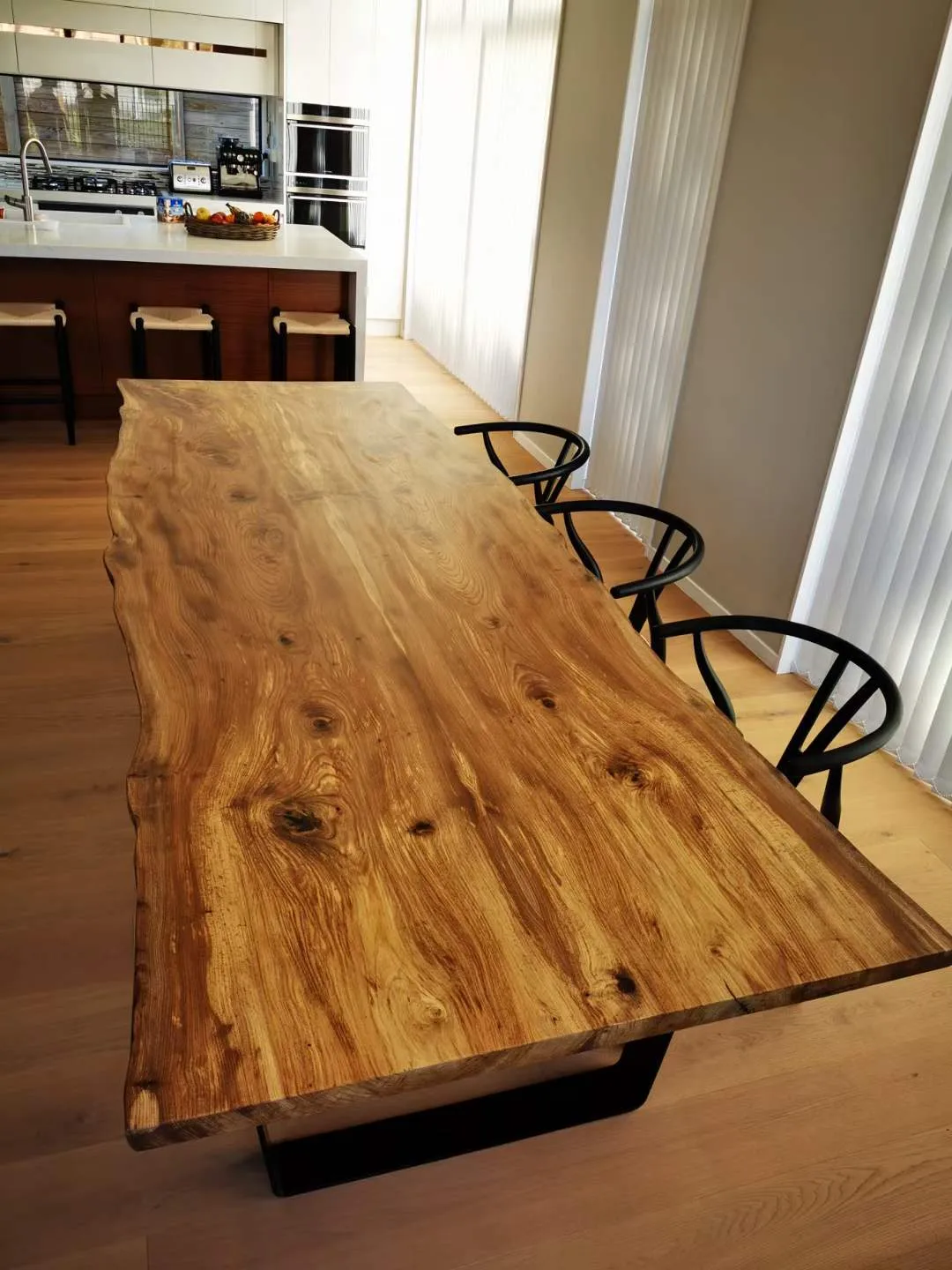 Elm Slab Dinning Table — Progress photo