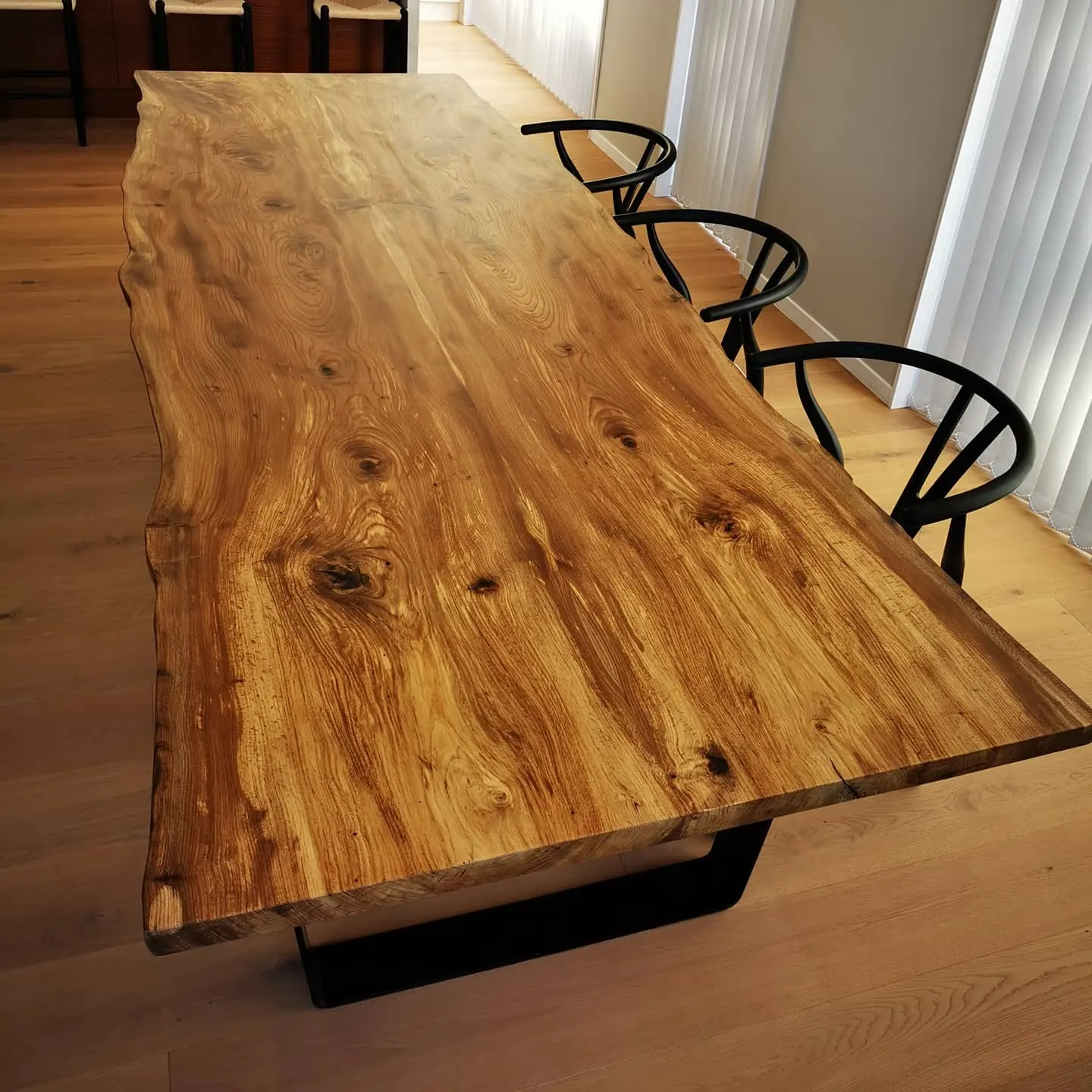 Elm Slab Dinning Table — Progress photo