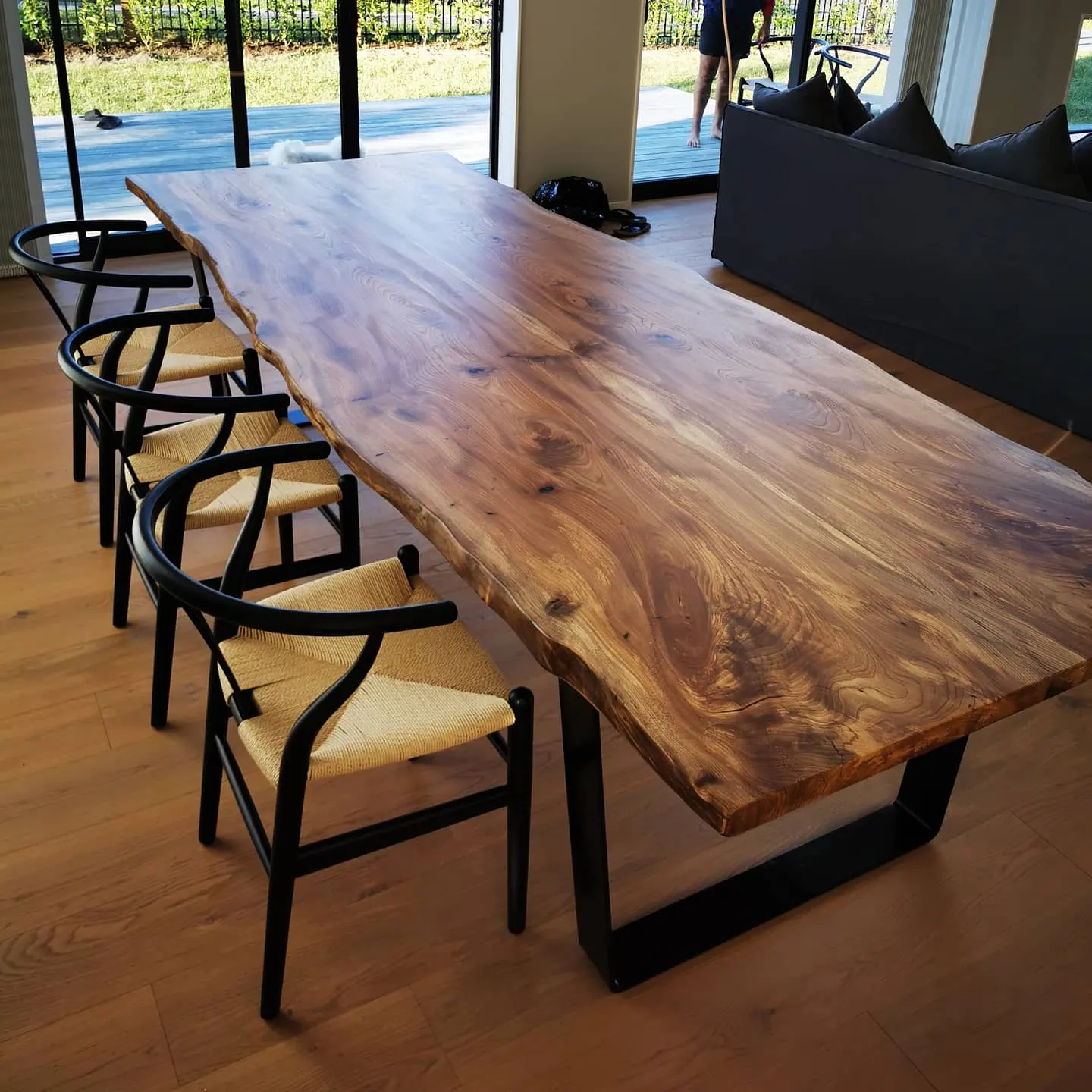 Elm Slab Dinning Table — Progress photo