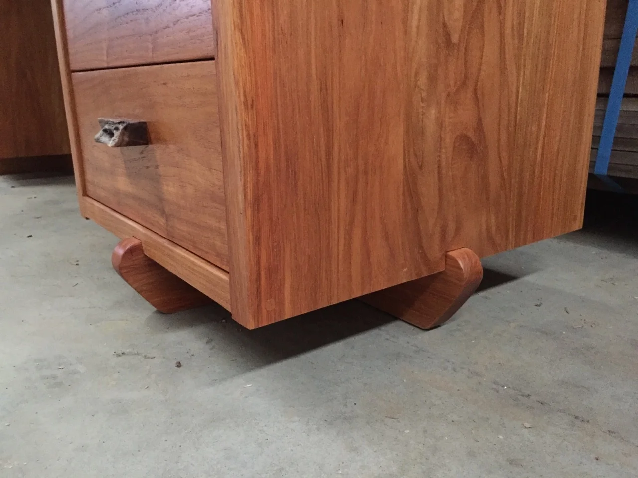 Swamp Rimu & Rosewood Writing Desk — Progress photo