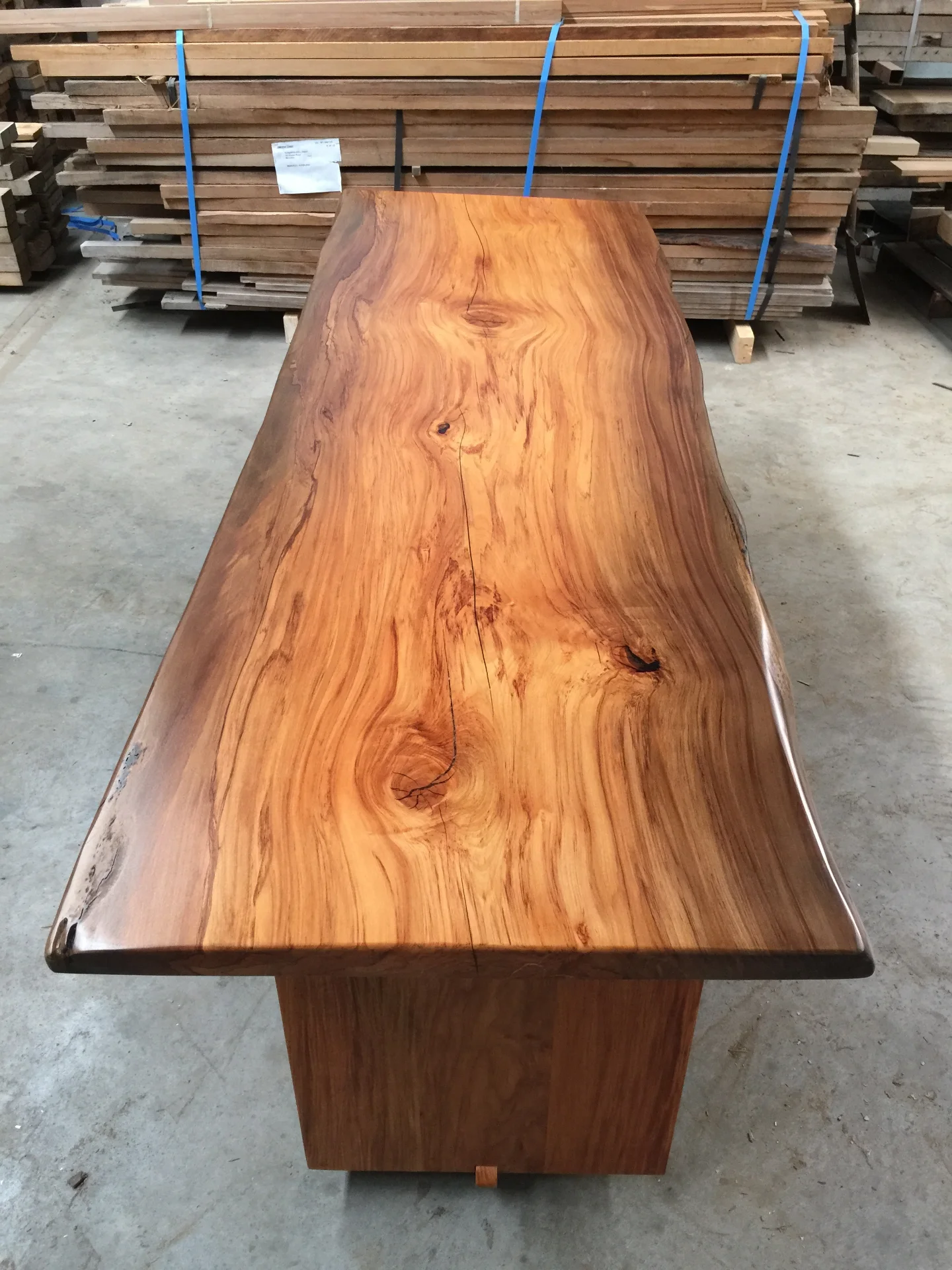 Swamp Rimu & Rosewood Writing Desk — Progress photo