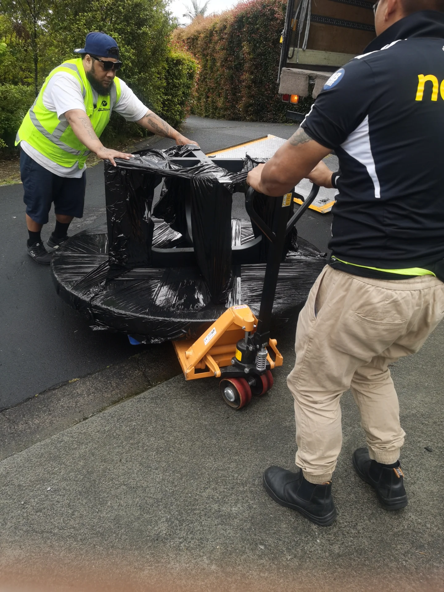 Dia 2M Swamp Kauri Dining table Round — Progress photo