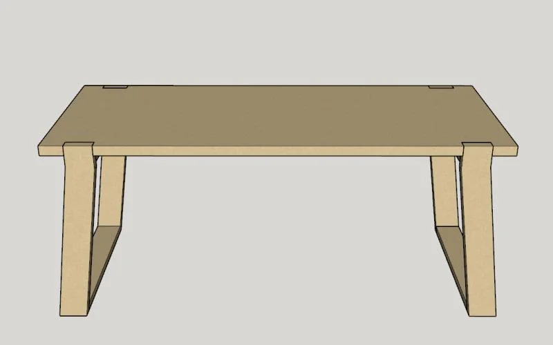 Soild Ash Desk — Progress photo