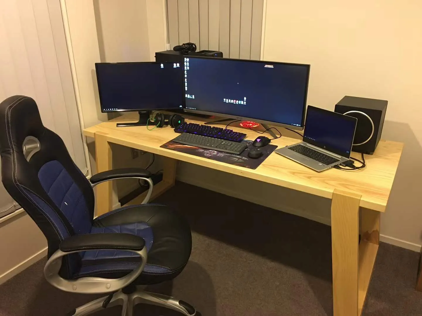 Soild Ash Desk — Progress photo