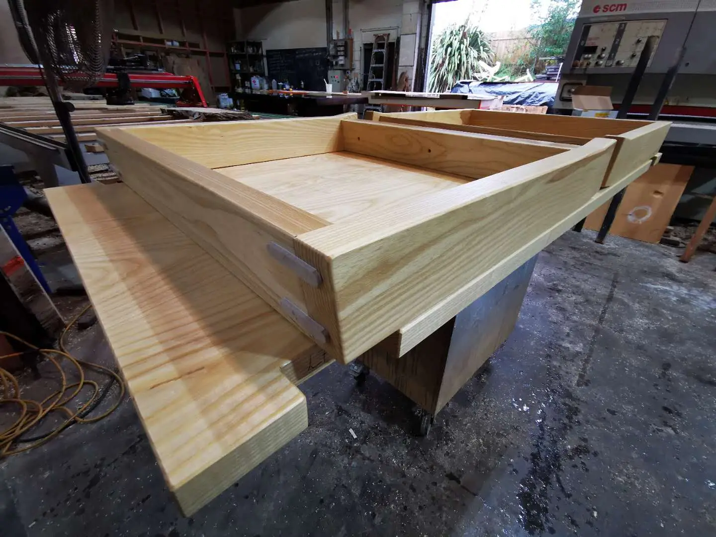 Soild Ash Desk — Progress photo