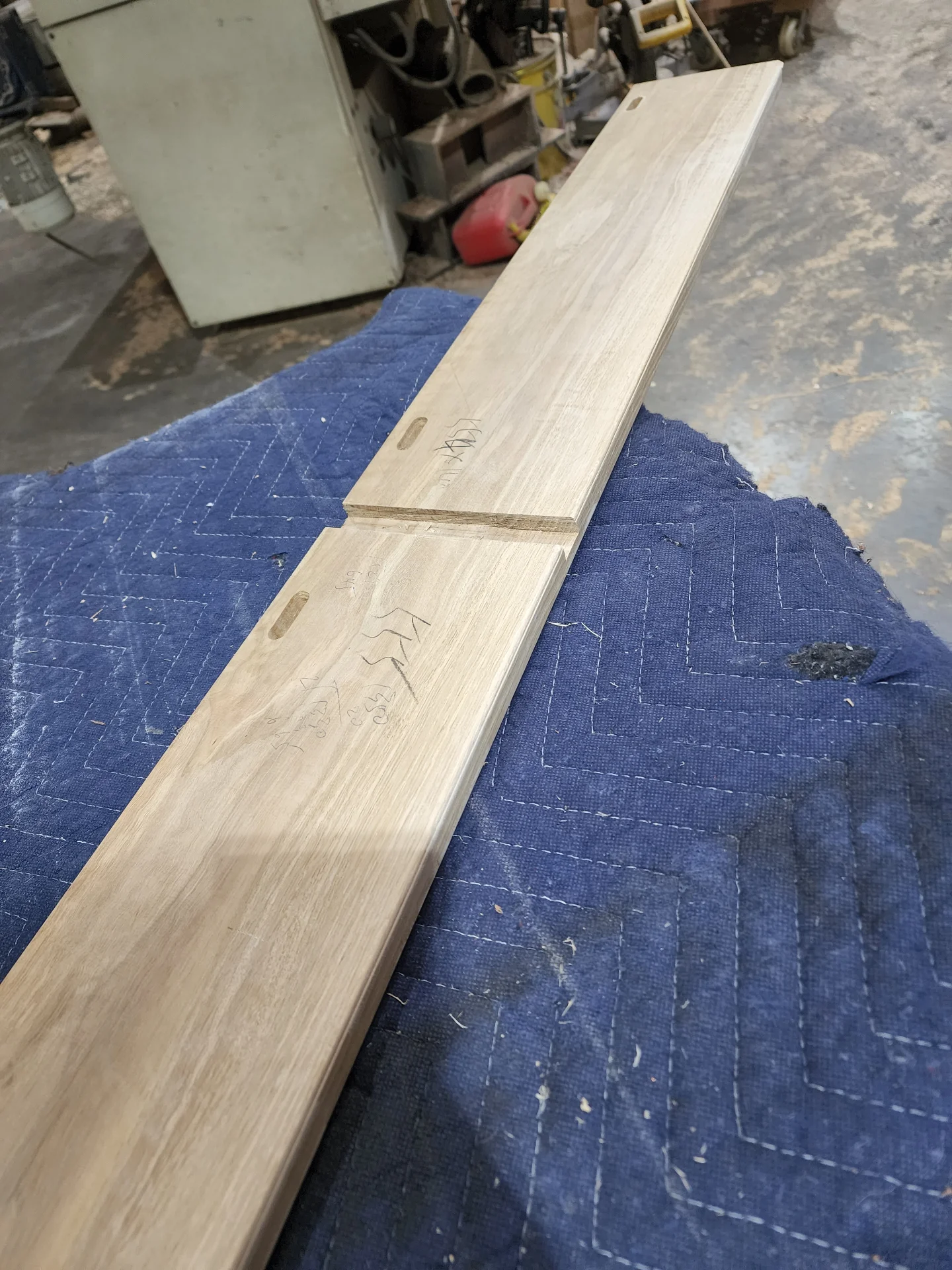 Oak Desk — Progress photo