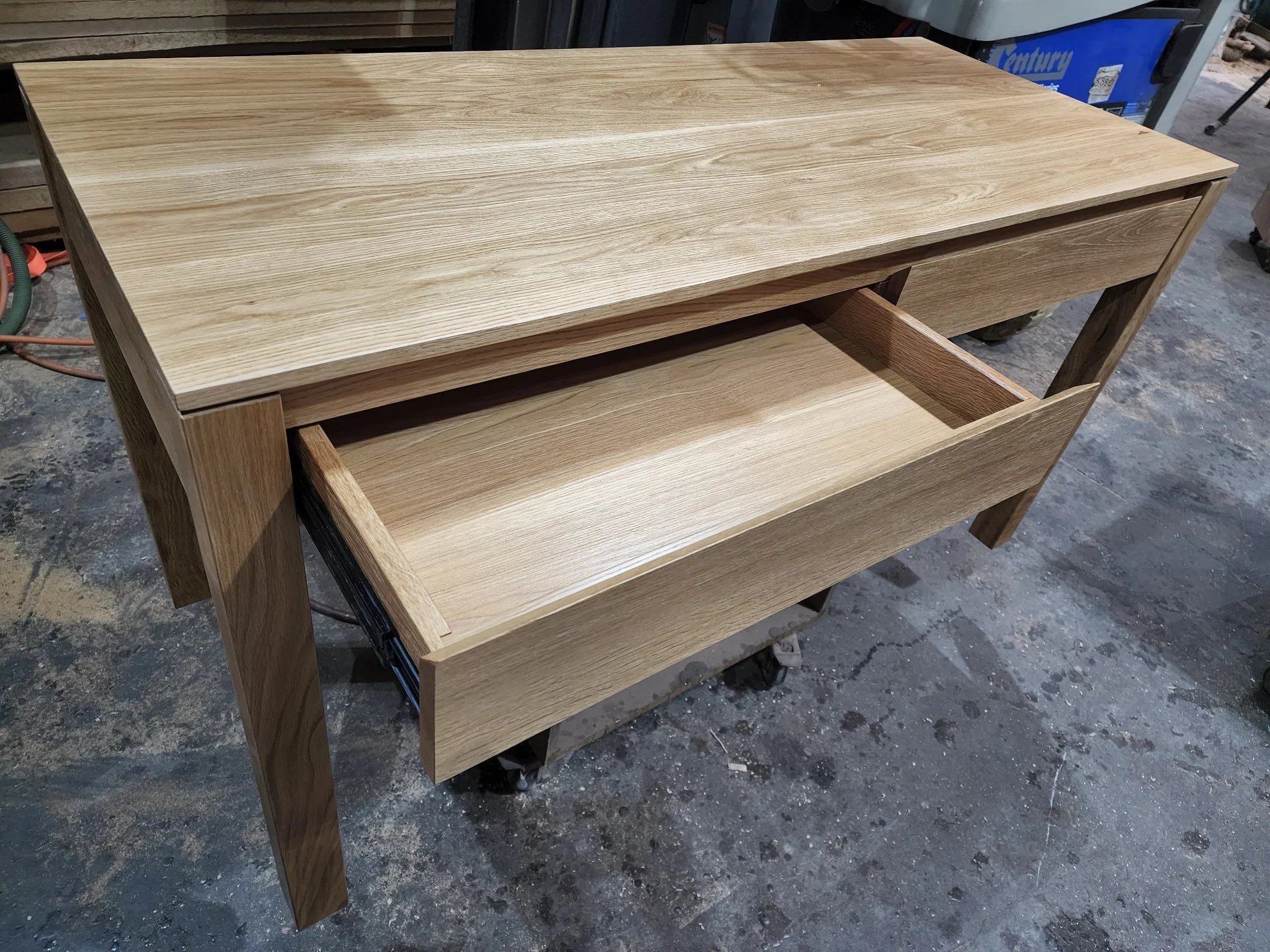 Oak Desk — Progress photo