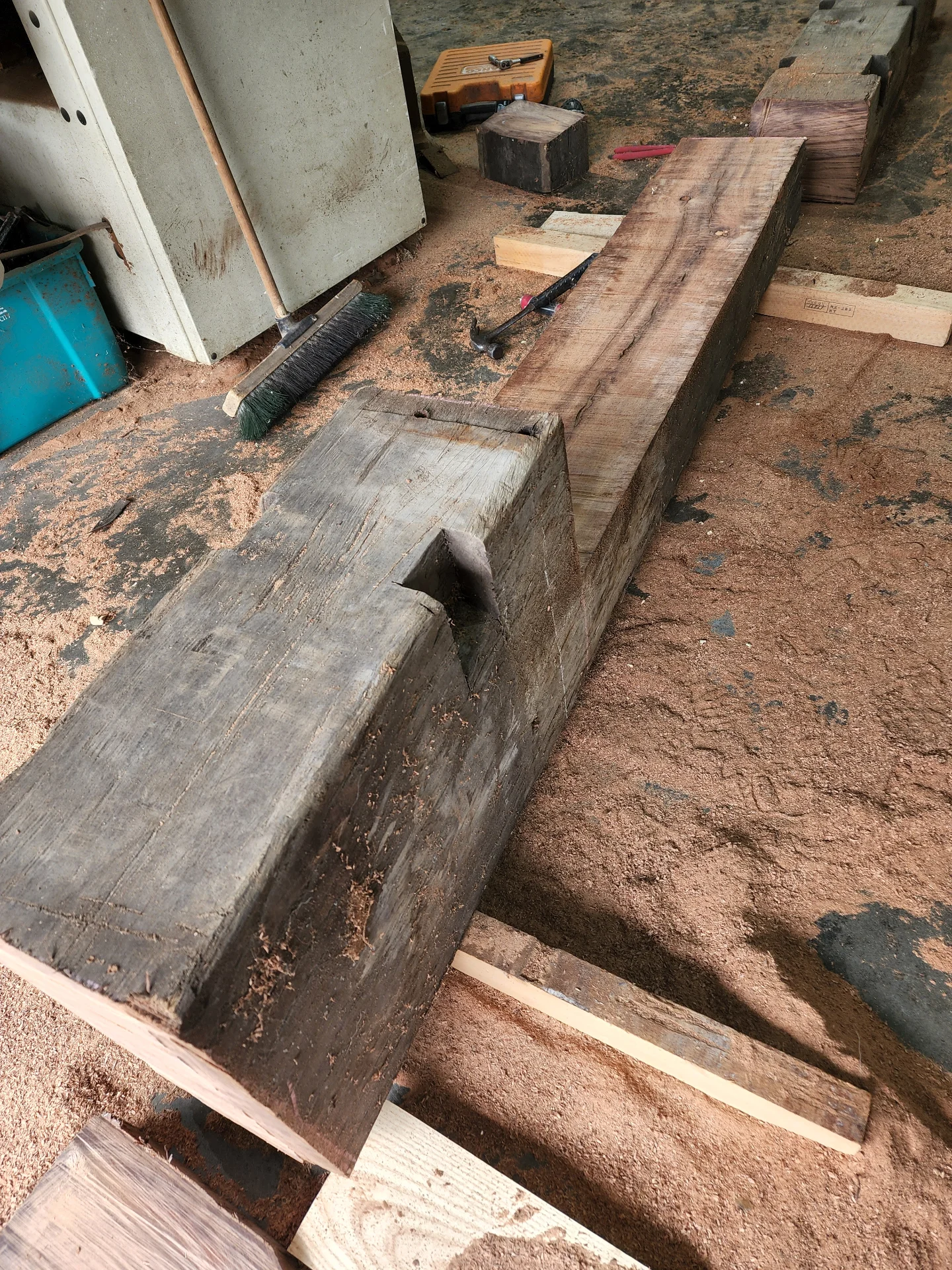 Briomart Jarrah Stair — Progress photo