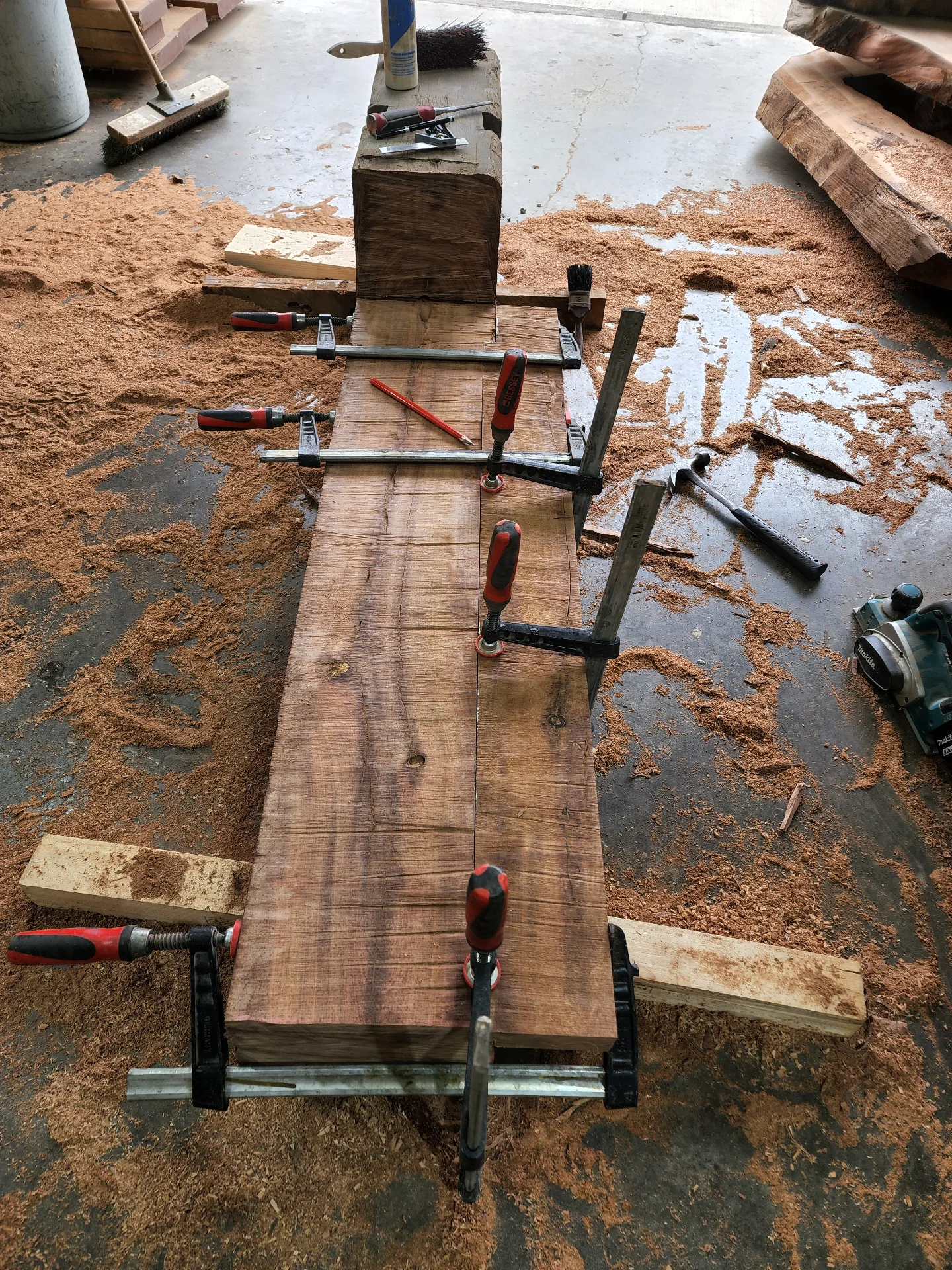 Briomart Jarrah Stair — Progress photo