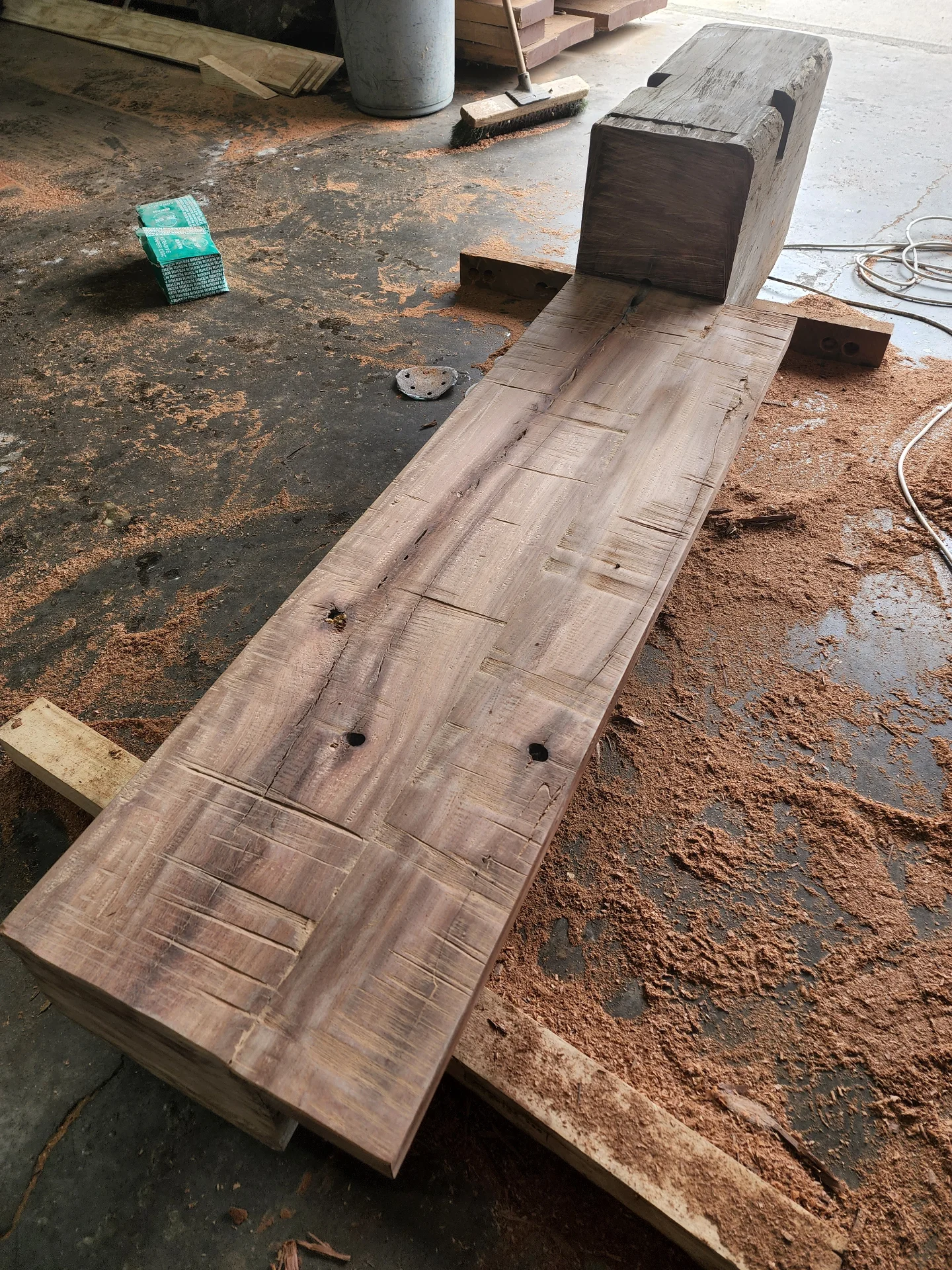 Briomart Jarrah Stair — Progress photo