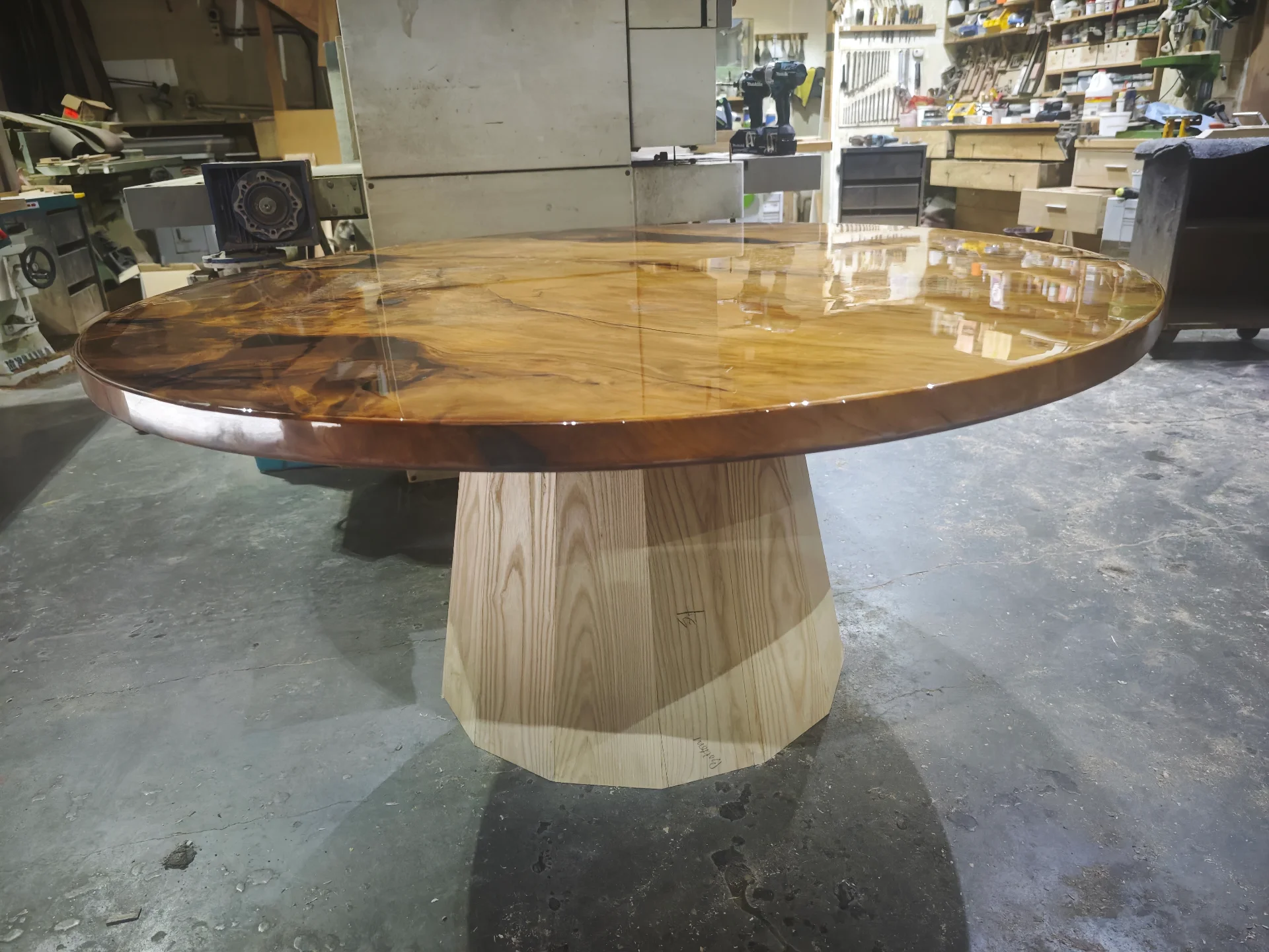 swamp-kauri-dinning-table-1600d-3 — Progress photo