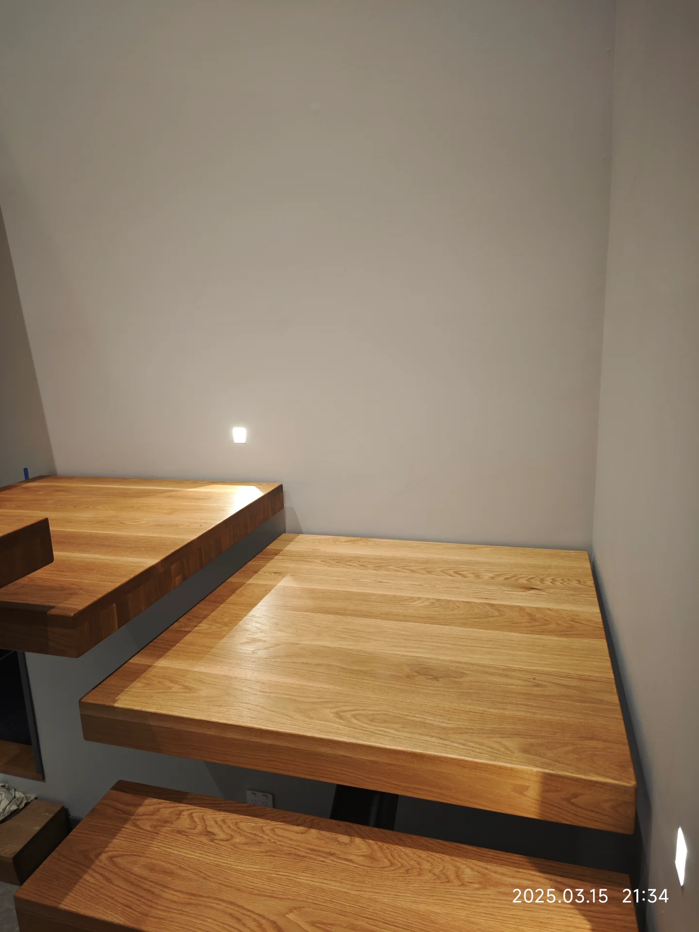 Soild Oak Floating Treads 3 — Progress photo