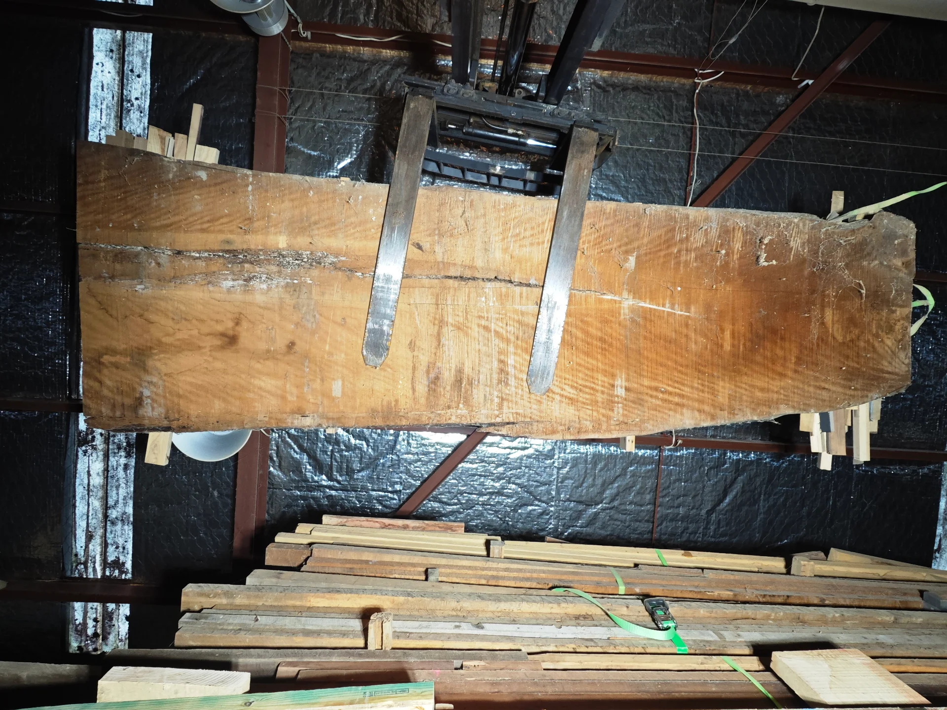 Swamp Kauri Boardroom Table  — Progress photo