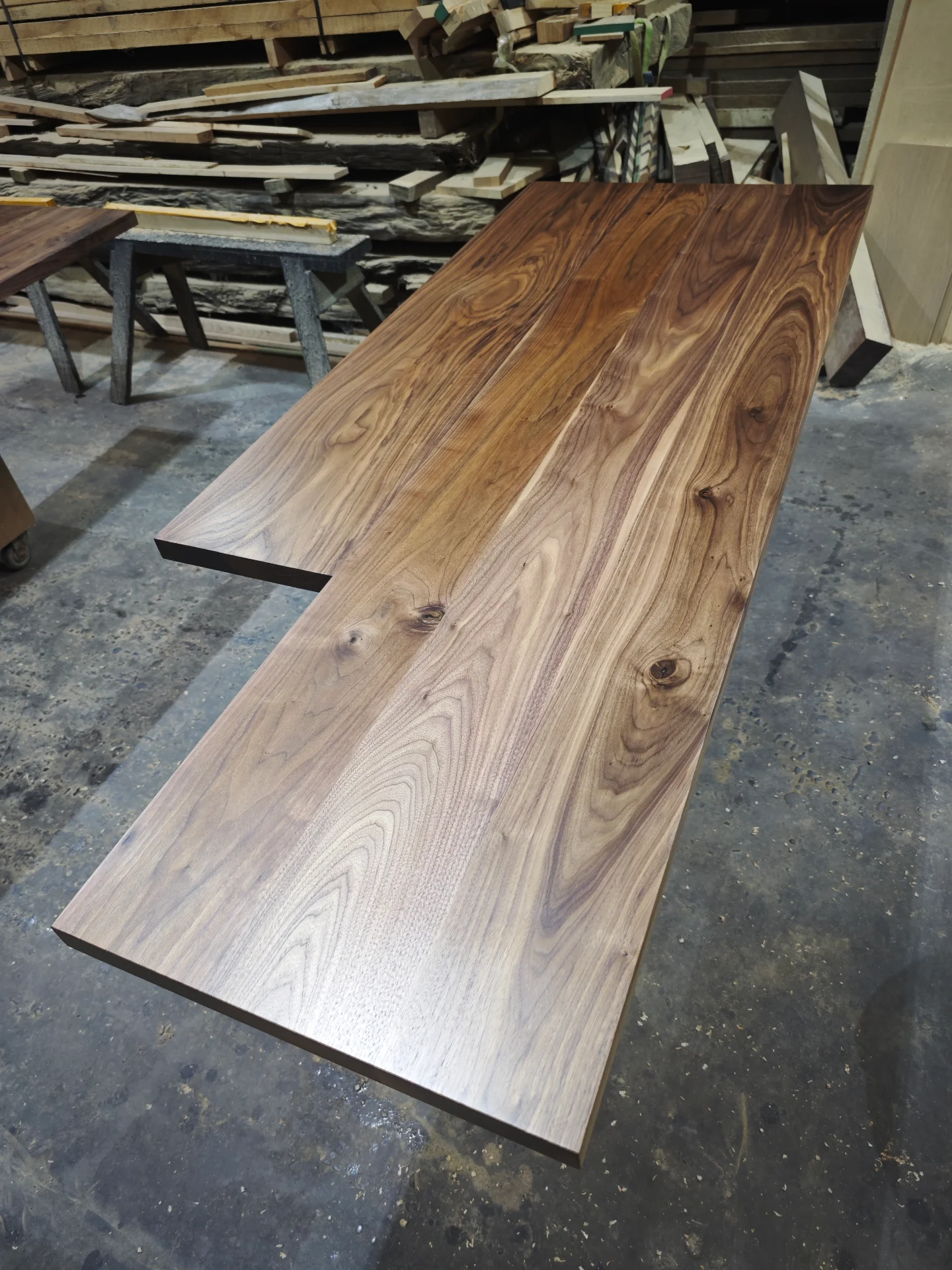 Black Walnut Counter tops — Progress photo