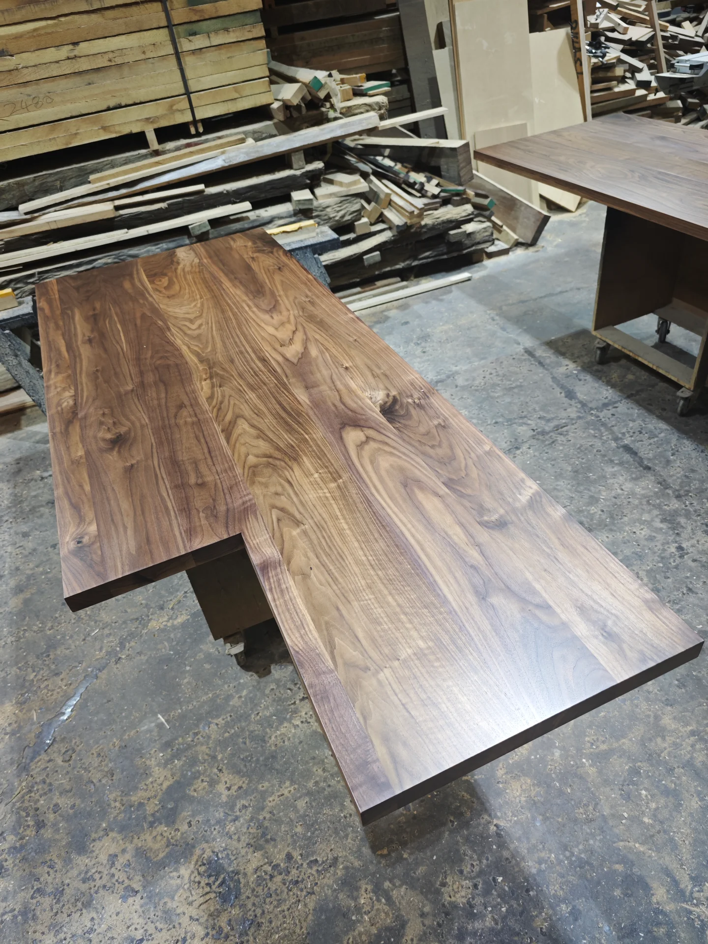 Black Walnut Counter tops — Progress photo