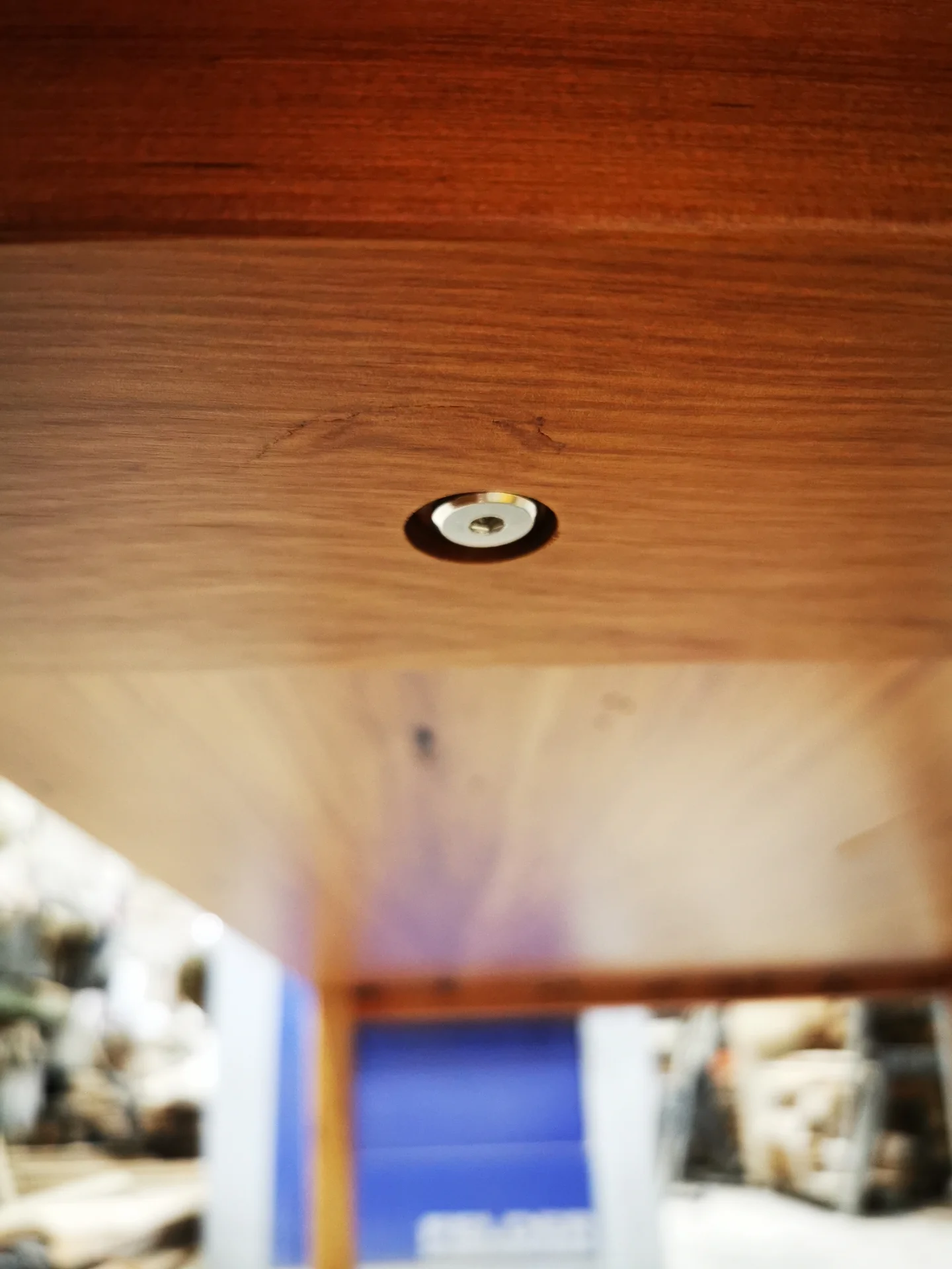 Recycled Rimu Office desk — Progress photo