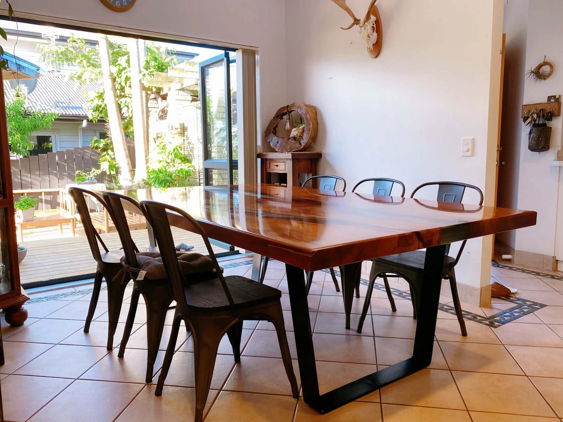 Michelle Swamp Kauri River table — Progress photo