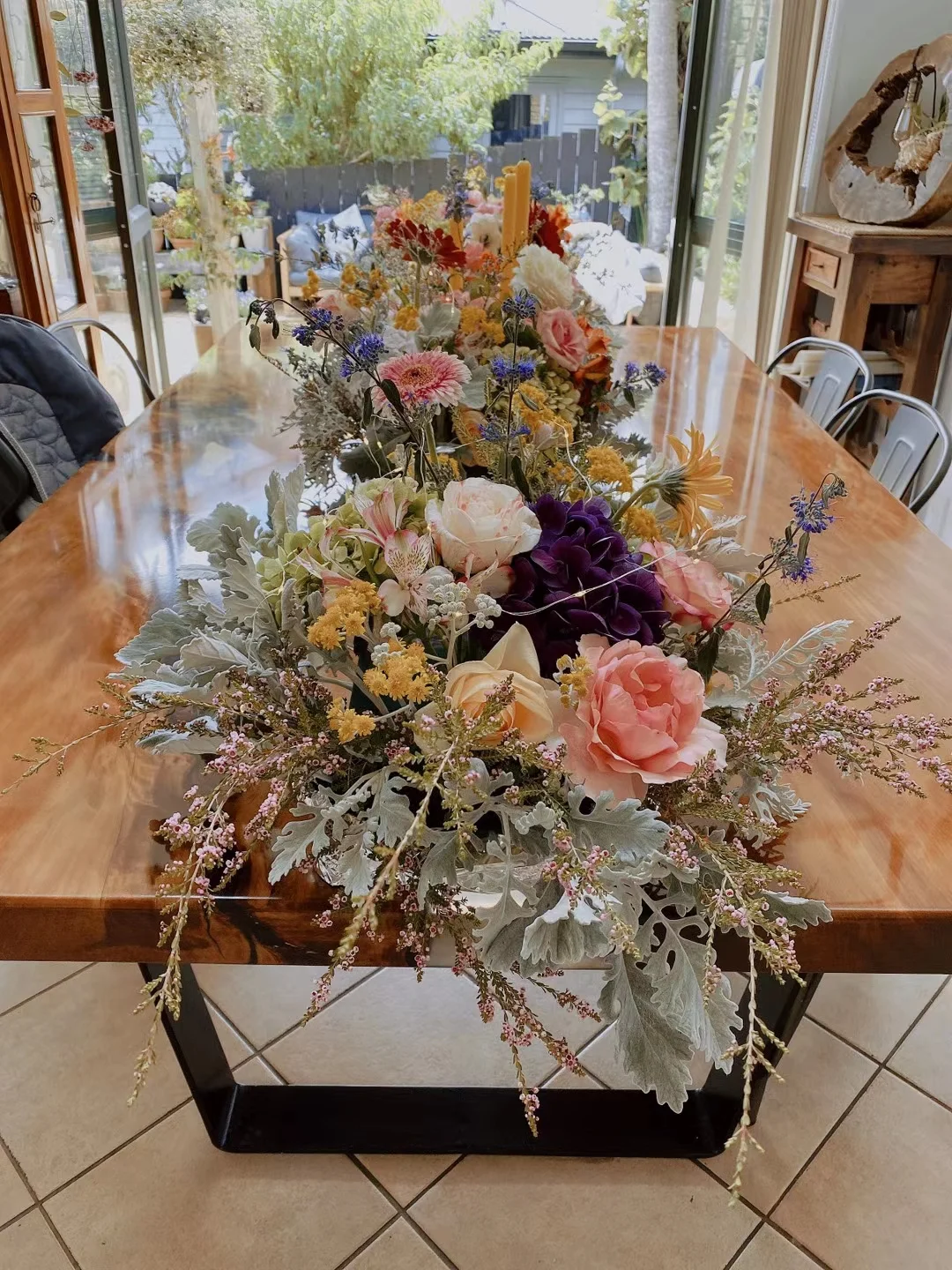 Michelle Swamp Kauri River table — Progress photo