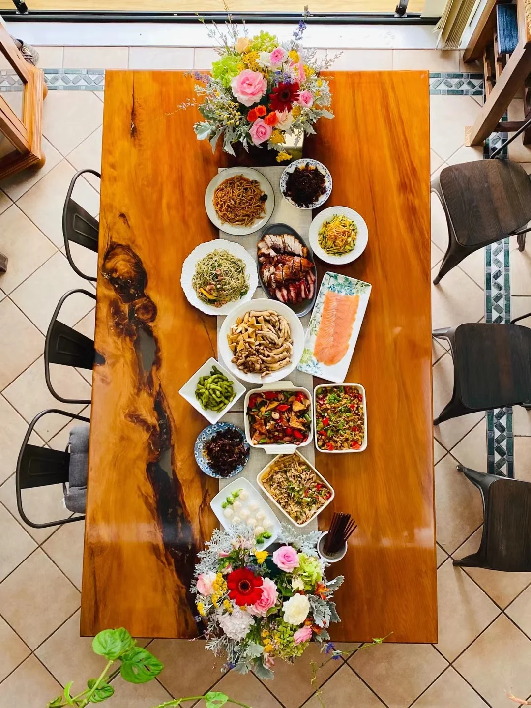 Michelle Swamp Kauri River table — Progress photo