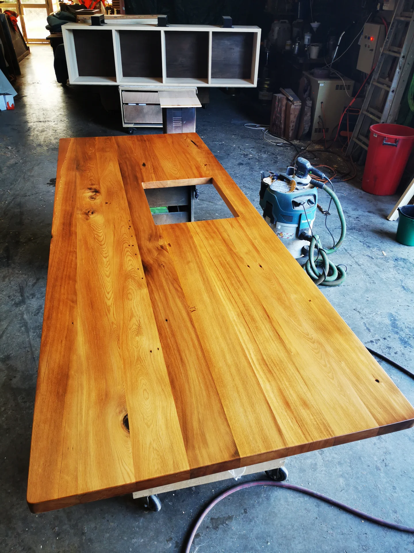 Recycled Rimu Counter top with Undermount Sink