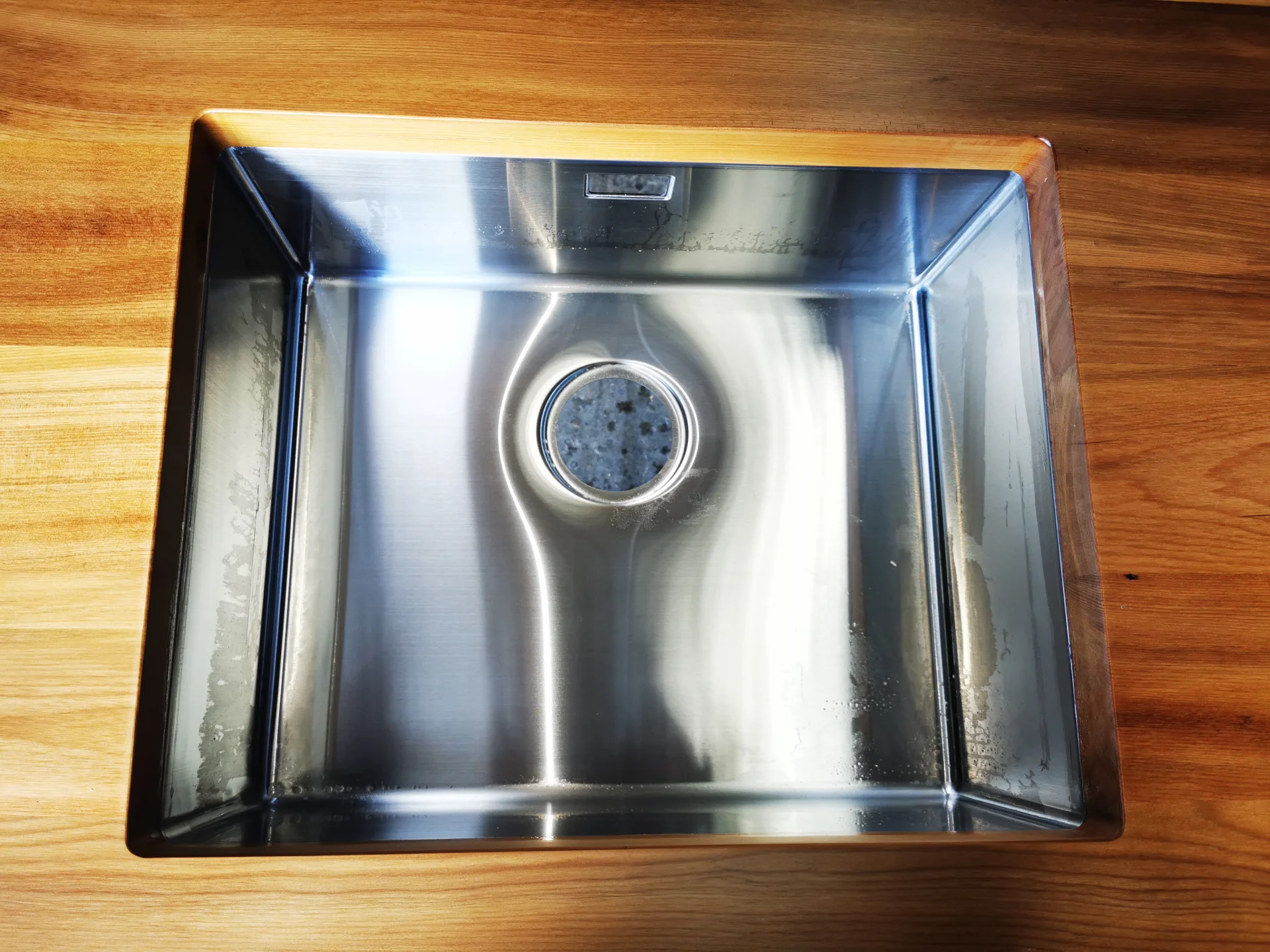 Recycled Rimu Counter top with Undermount Sink — Progress photo