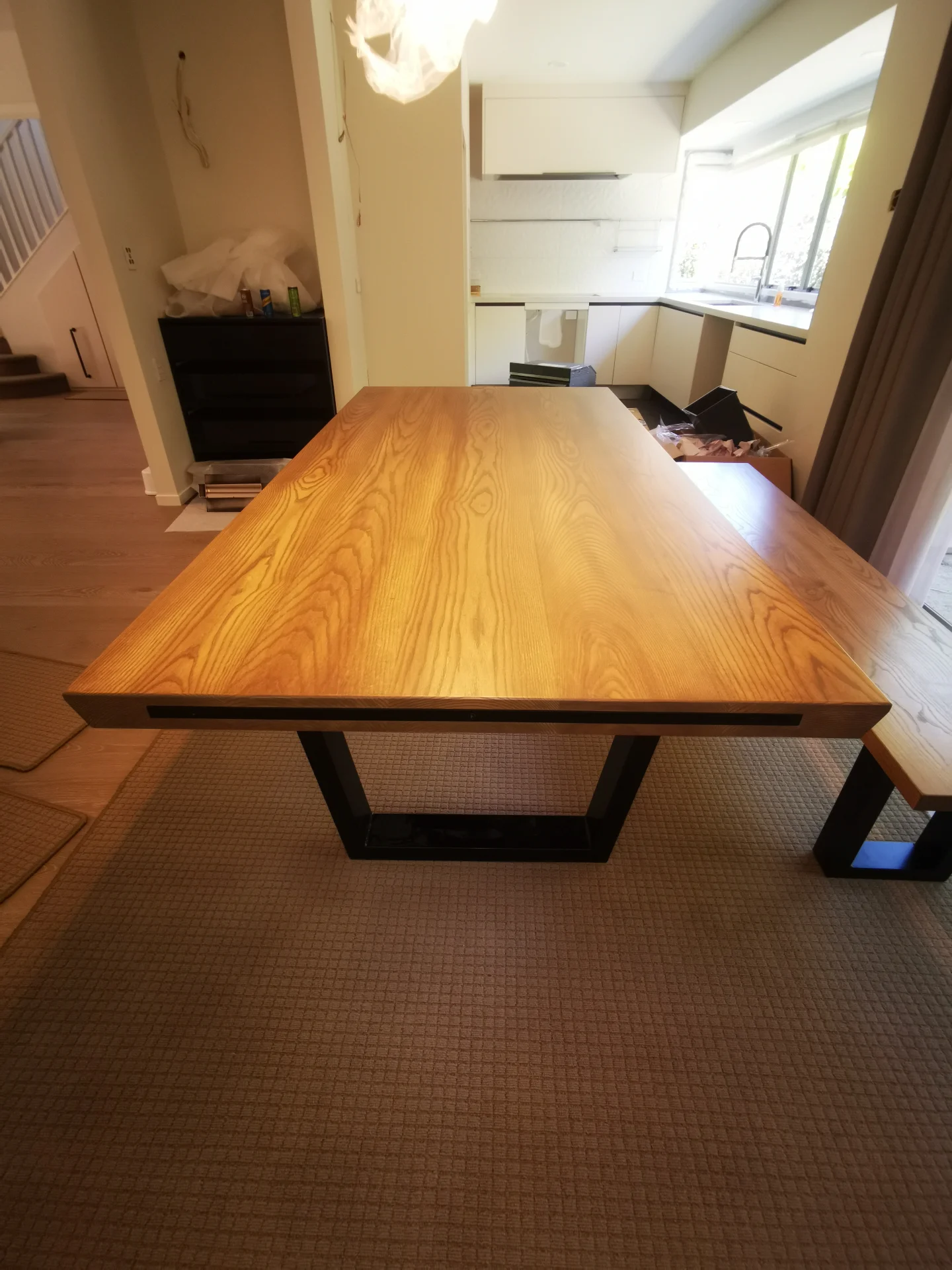 Ash Dinning table with stool