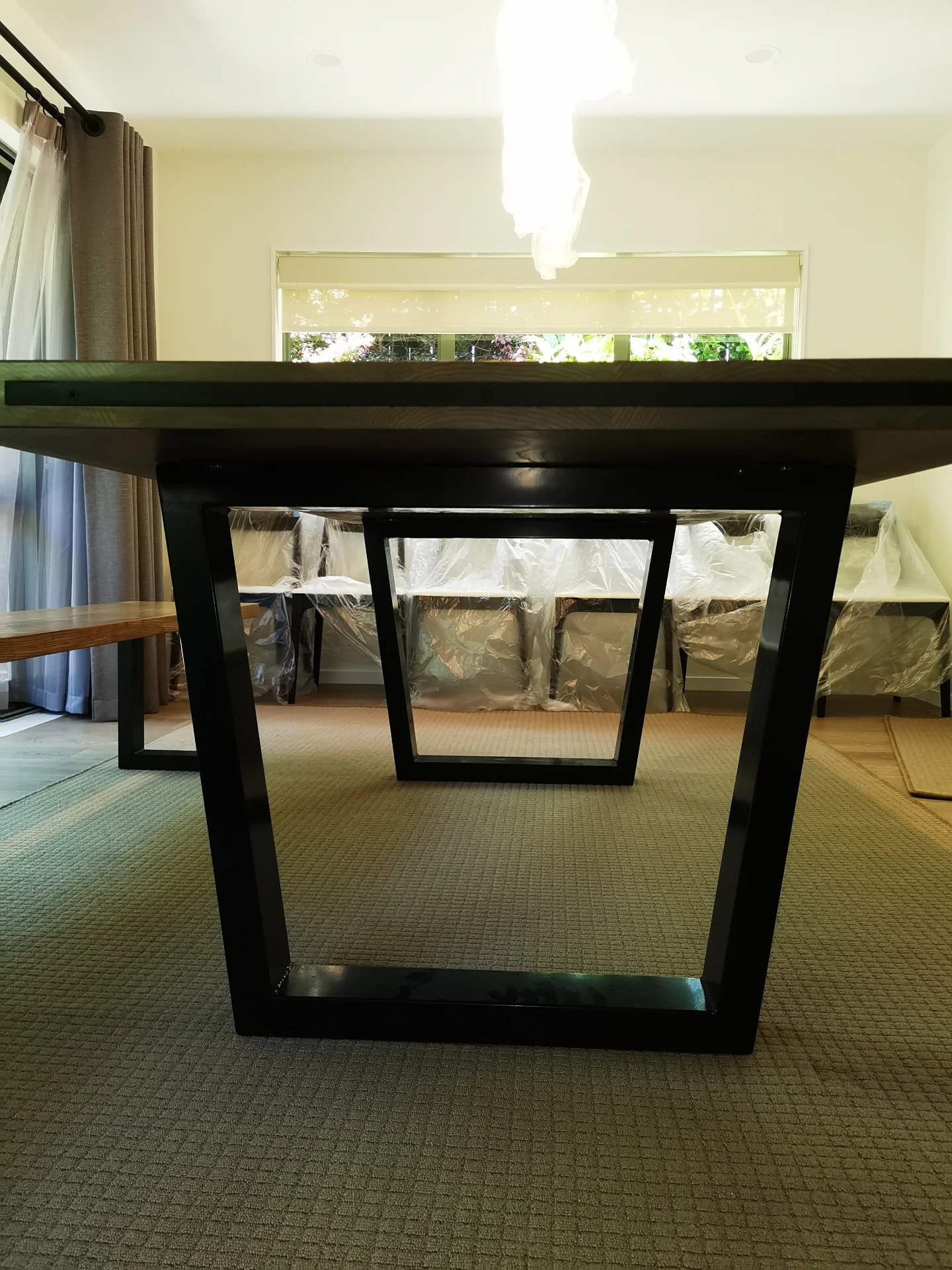 Ash Dinning table with stool — Progress photo