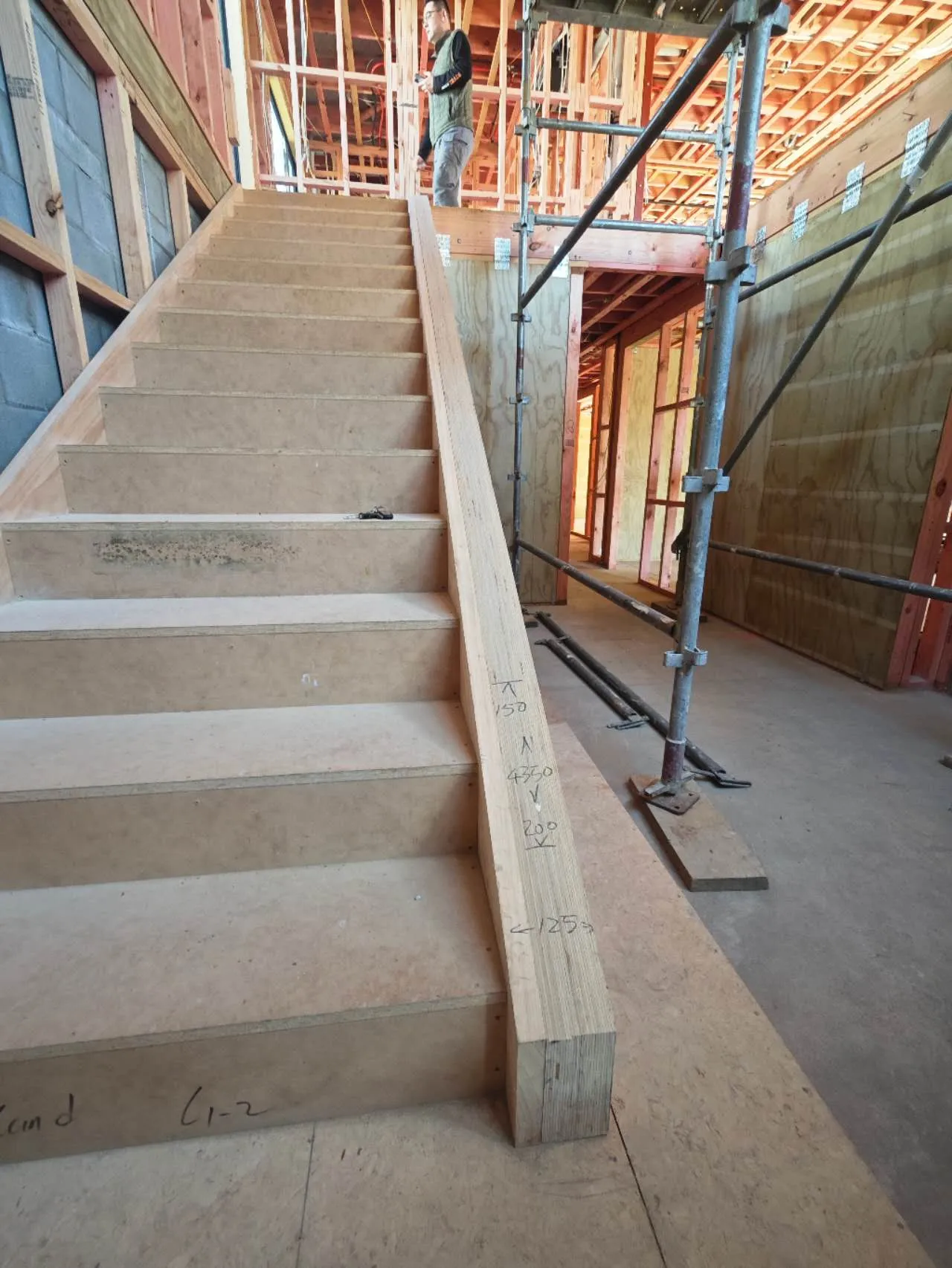 Oak screen in Brookland Place Remuera — latest progress