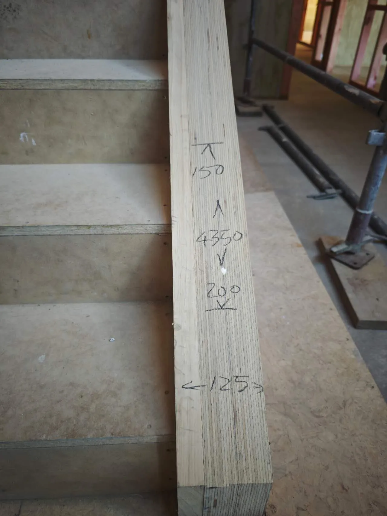 Oak screen in Brookland Place Remuera — Progress photo