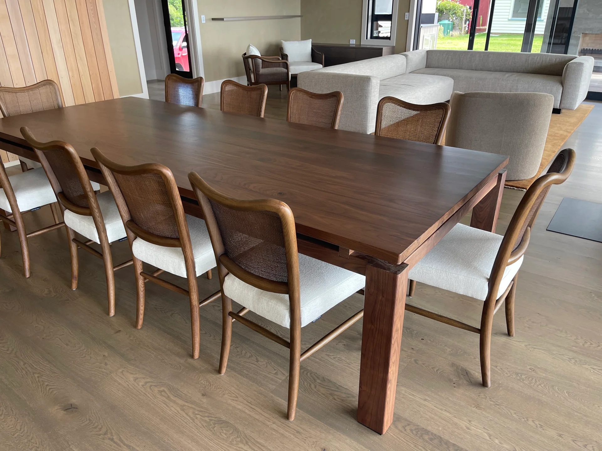Floating dining table American black walnut — Bespoke Furniture