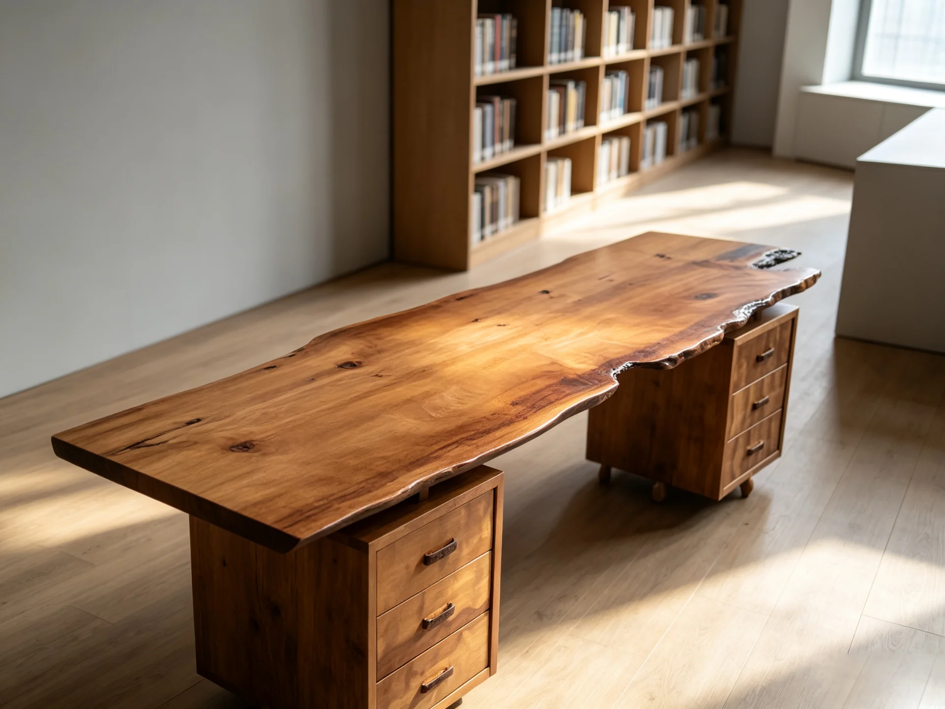 Swamp Kauri Writing Desk — Progress photo