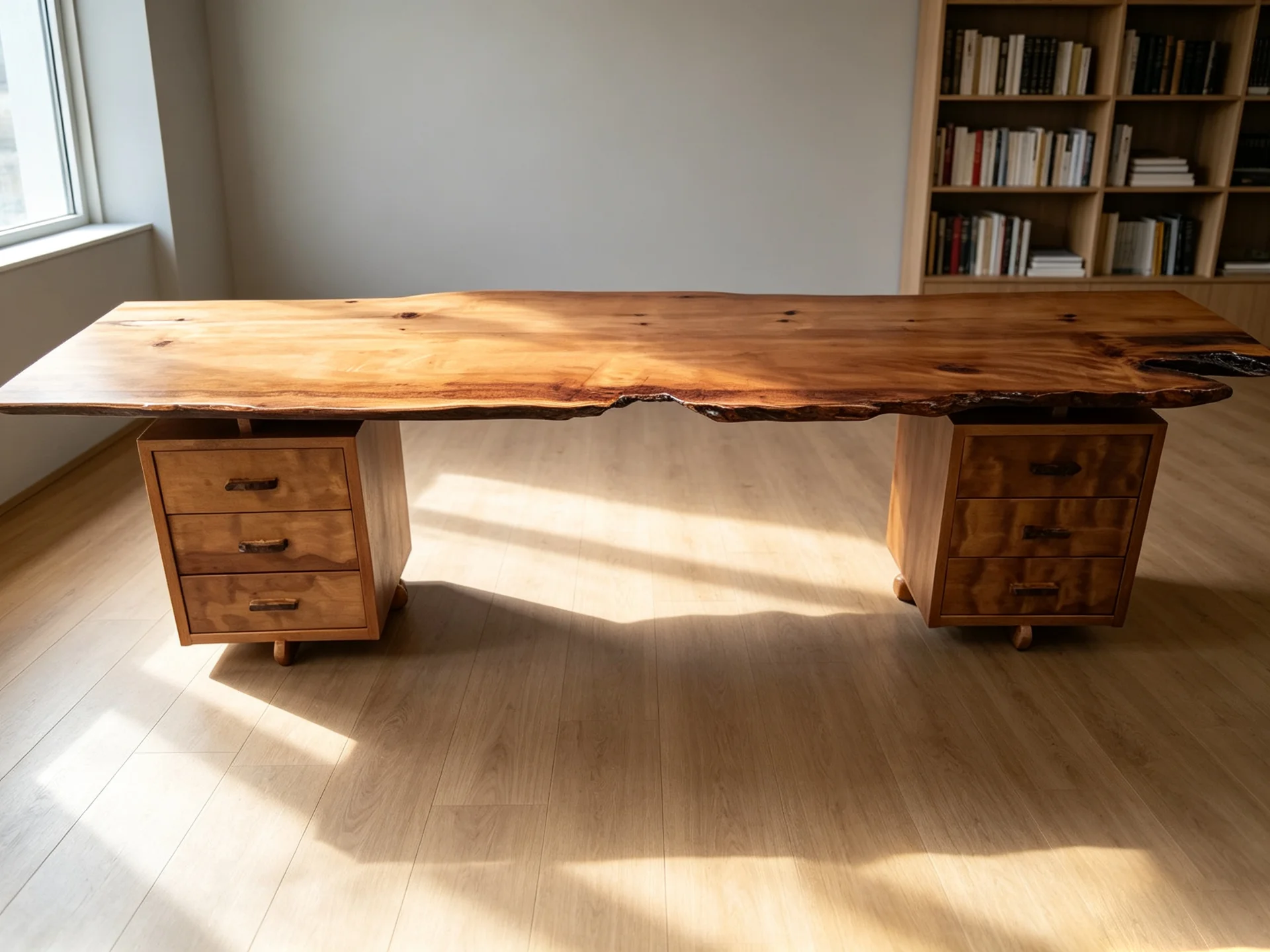 Swamp Kauri Writing Desk — Progress photo