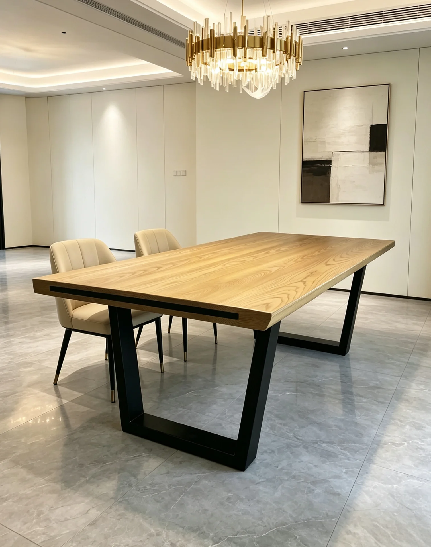 Ash Dining Table with Stool — Bespoke Furniture