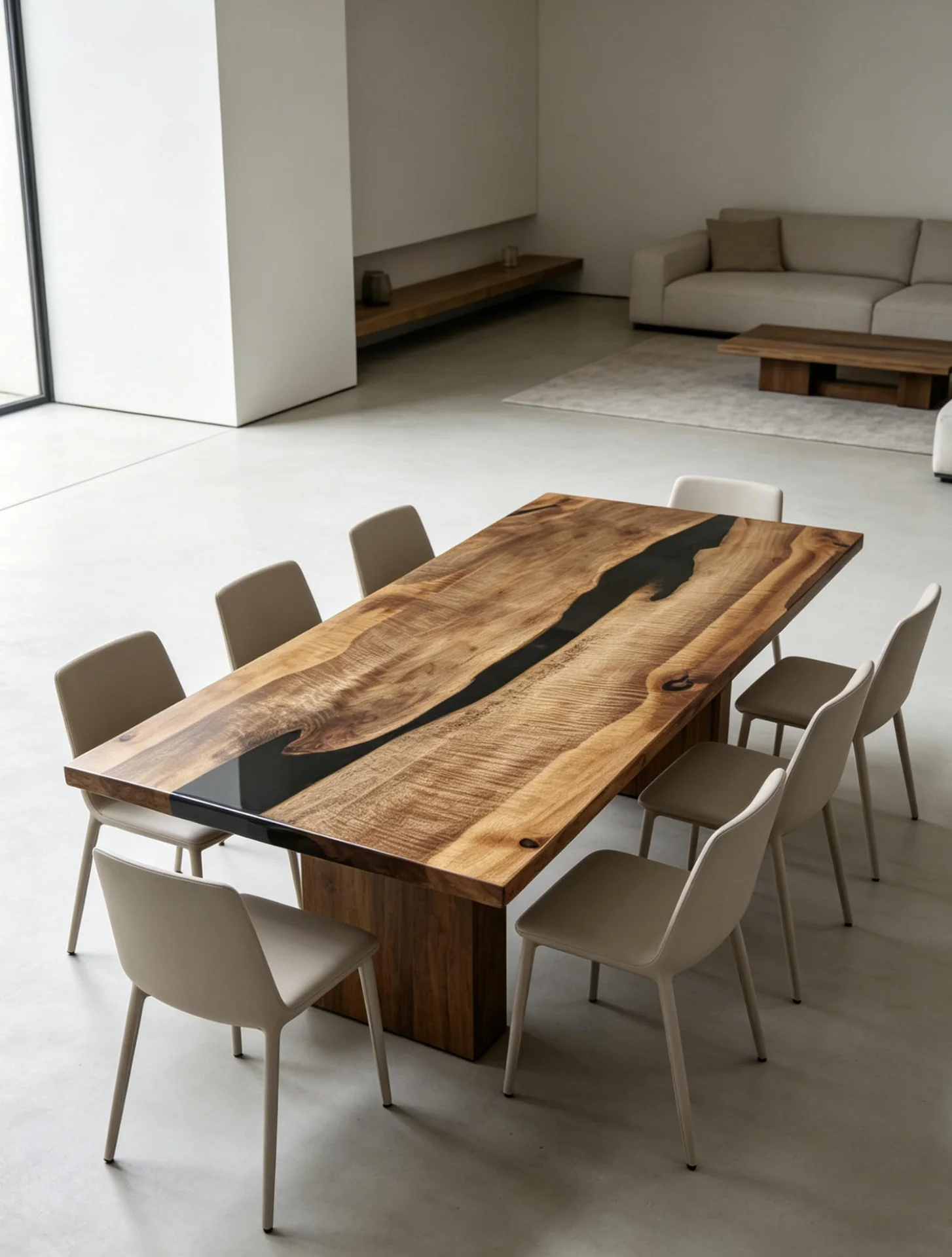 Siberian Elm River Table — Bespoke Furniture,Kitchen & Bathroom